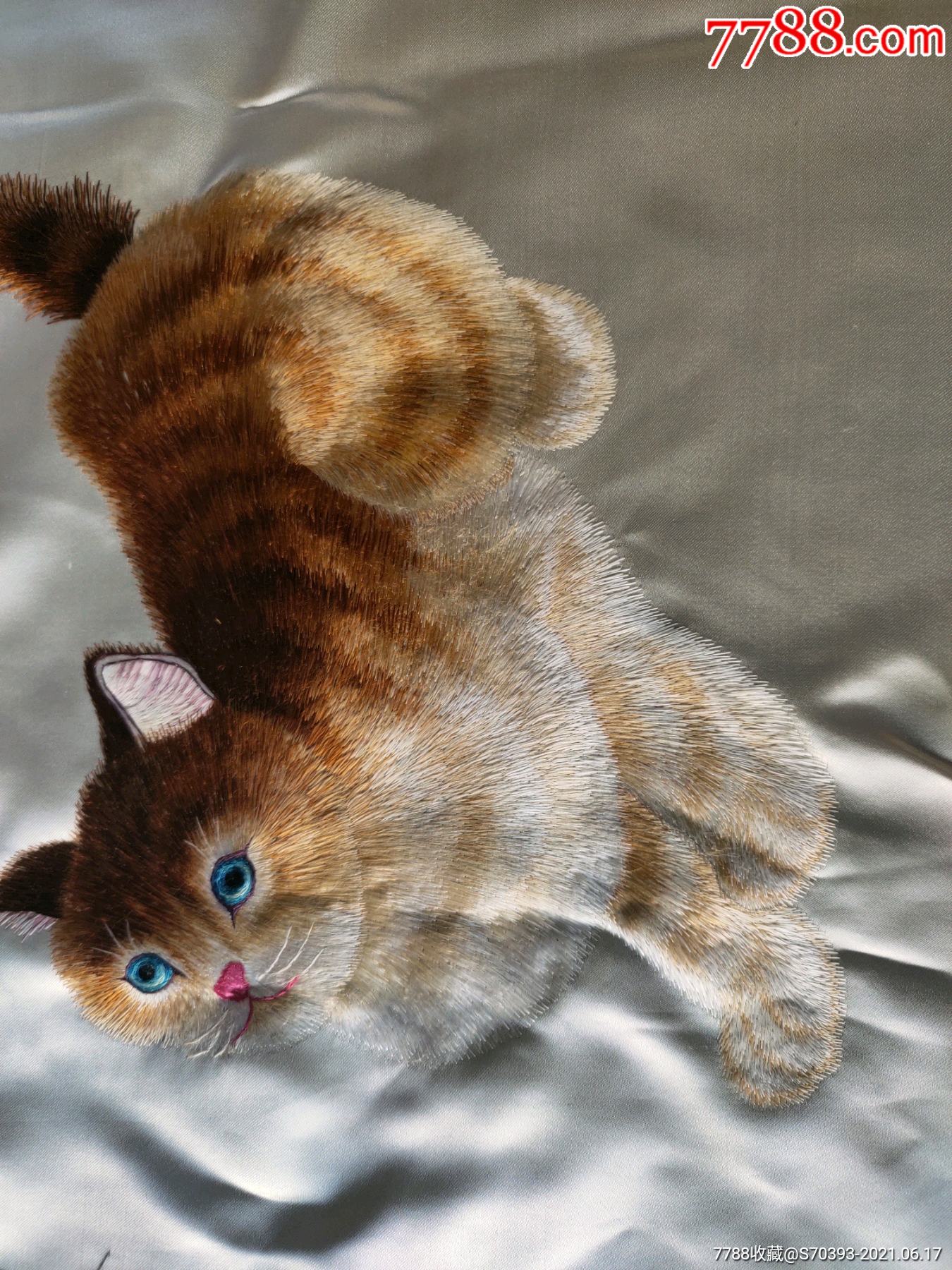 80年代猫湘绣刺绣,一张180