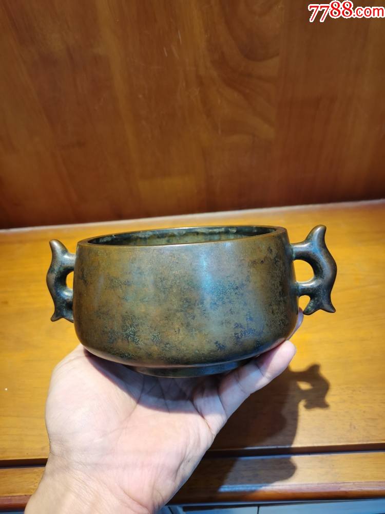 乾清宫宝双耳铜香炉