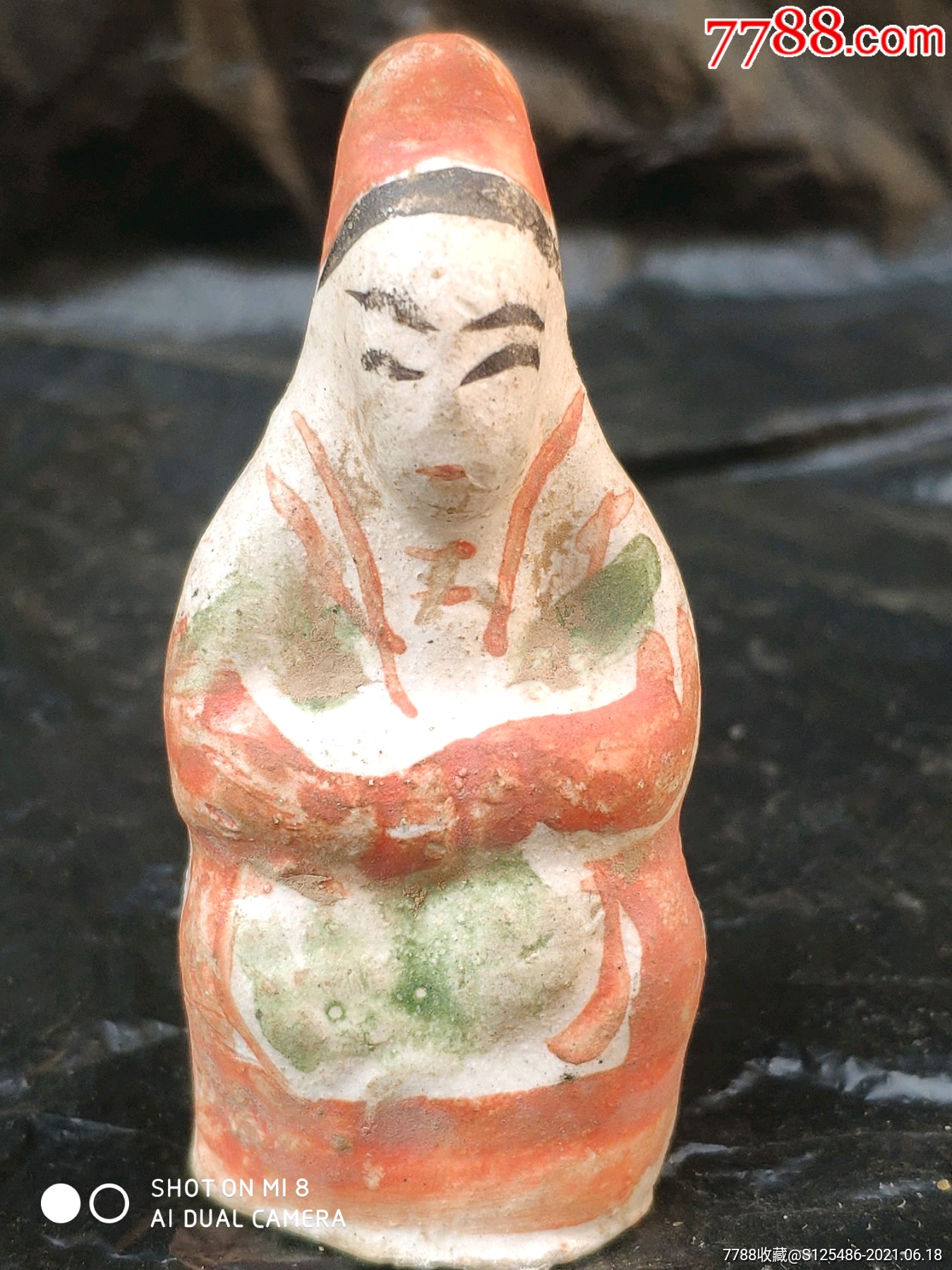 宋代红绿彩小人全品_彩绘瓷/彩瓷_第3张_7788钱币网