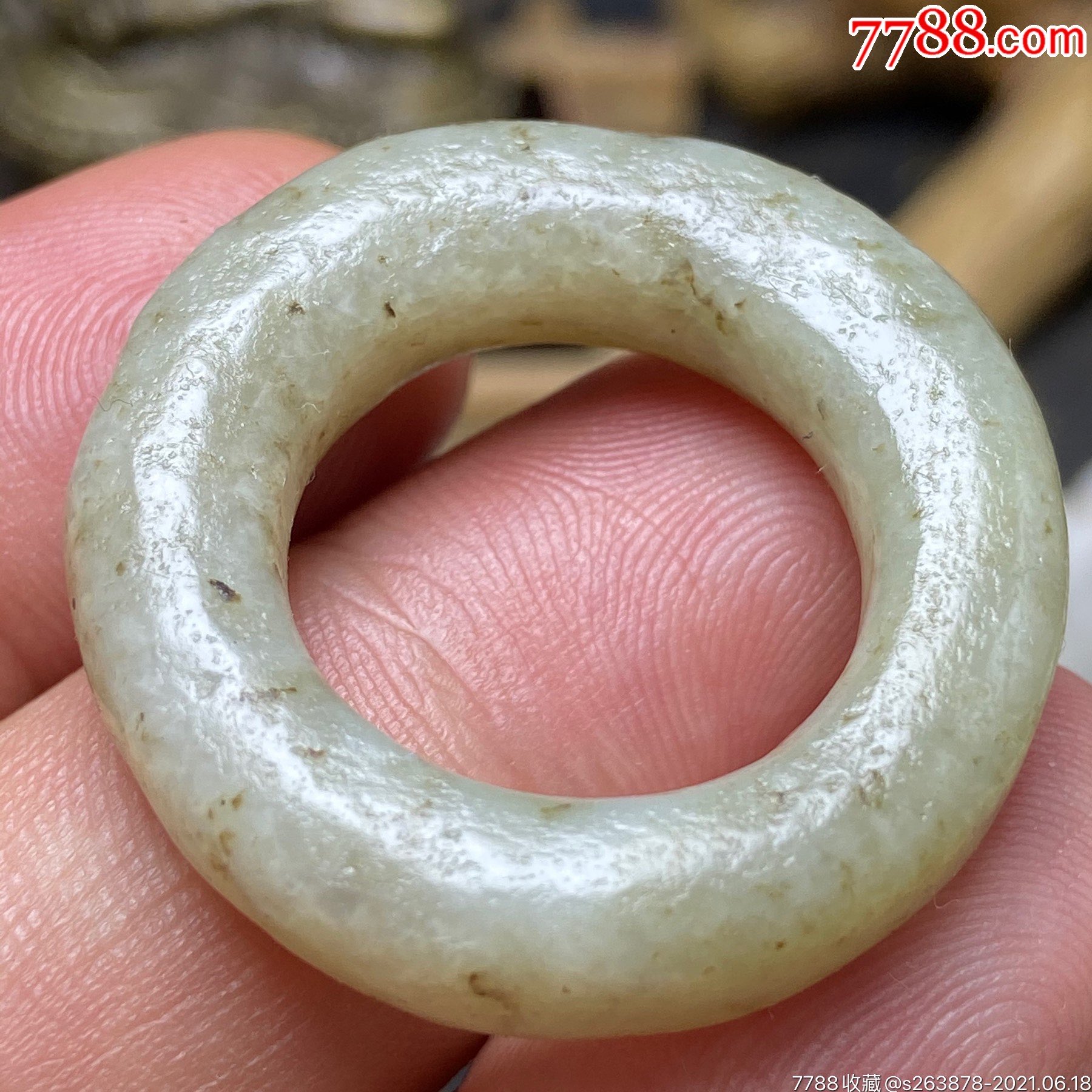 年代久远和田玉玉环_和田玉_图片价格_收藏鉴定_7788钱币网