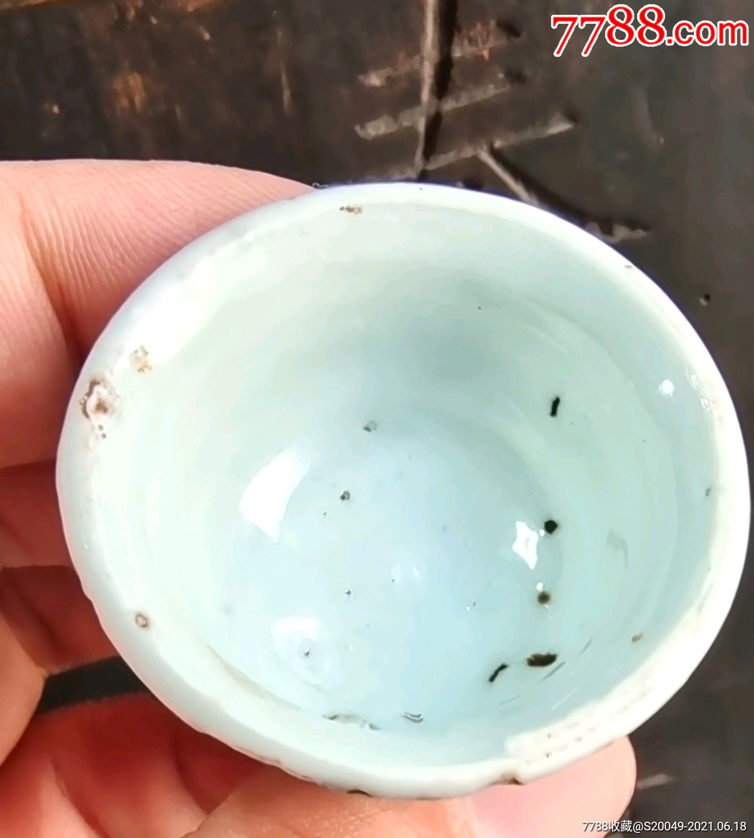 稀见明代"李白一斗诗百篇,长安市上酒家眠"酒盅!