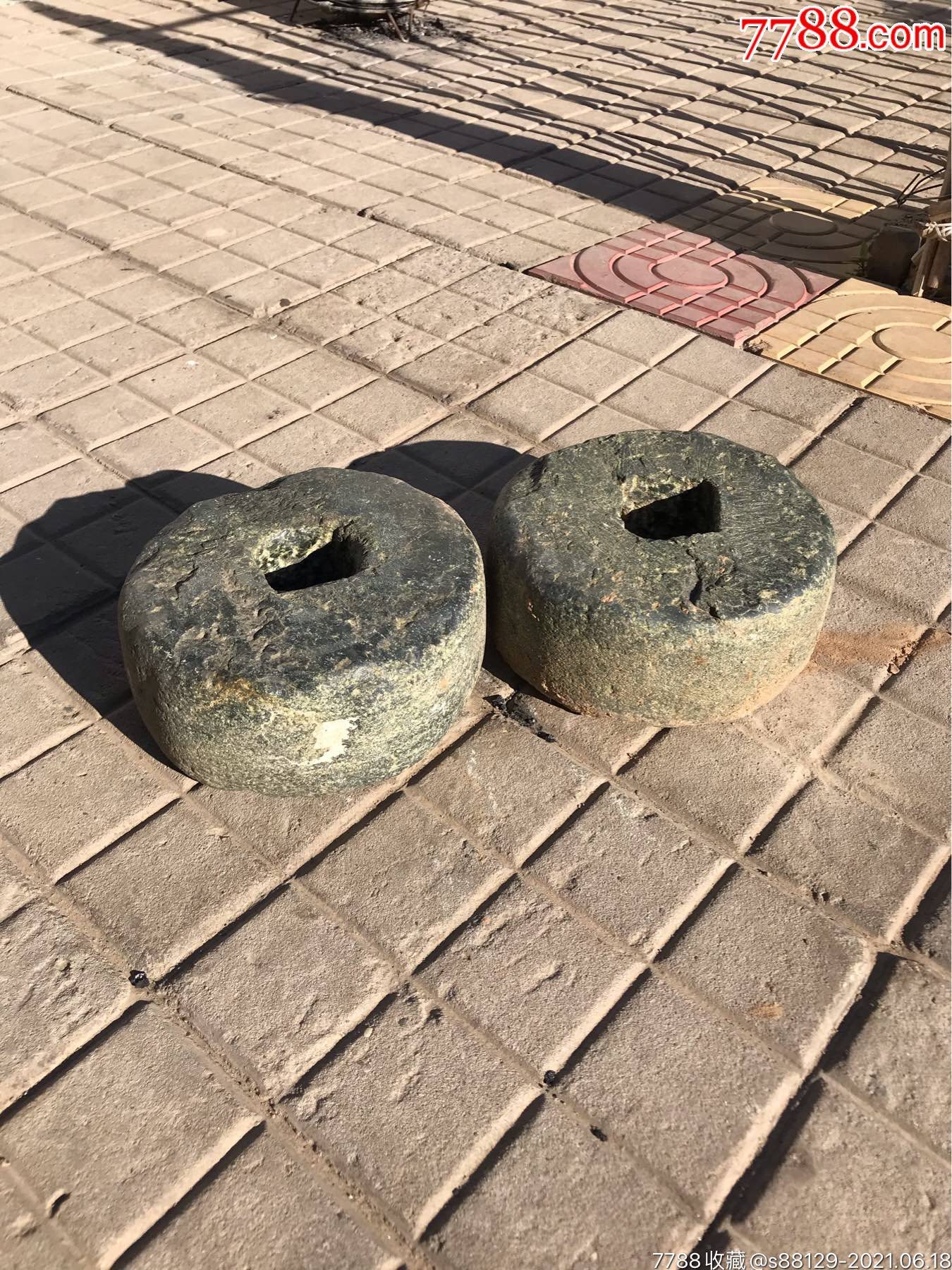 石头圈石头轱辘石头底座茶台