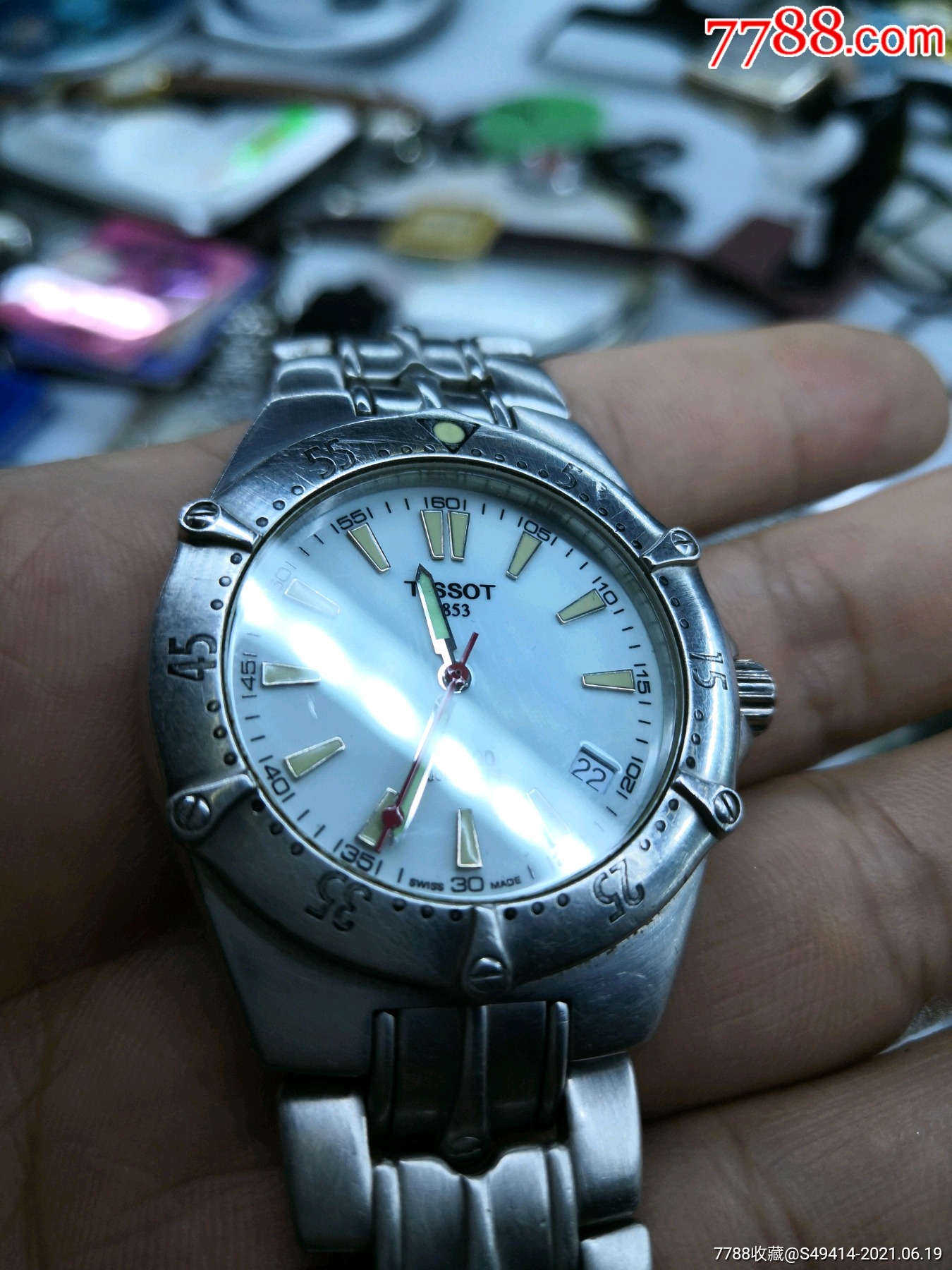 二手正品天梭老款pr200型石英男表