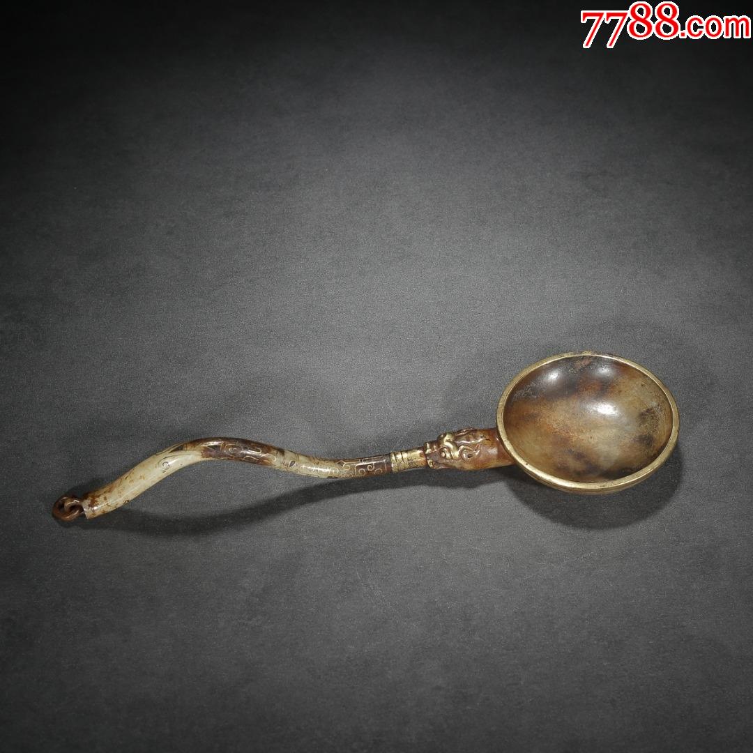 5品99【汉高古玉螭龙壁玉件】￥5,5009.5品99高古:【和田玉麒麟