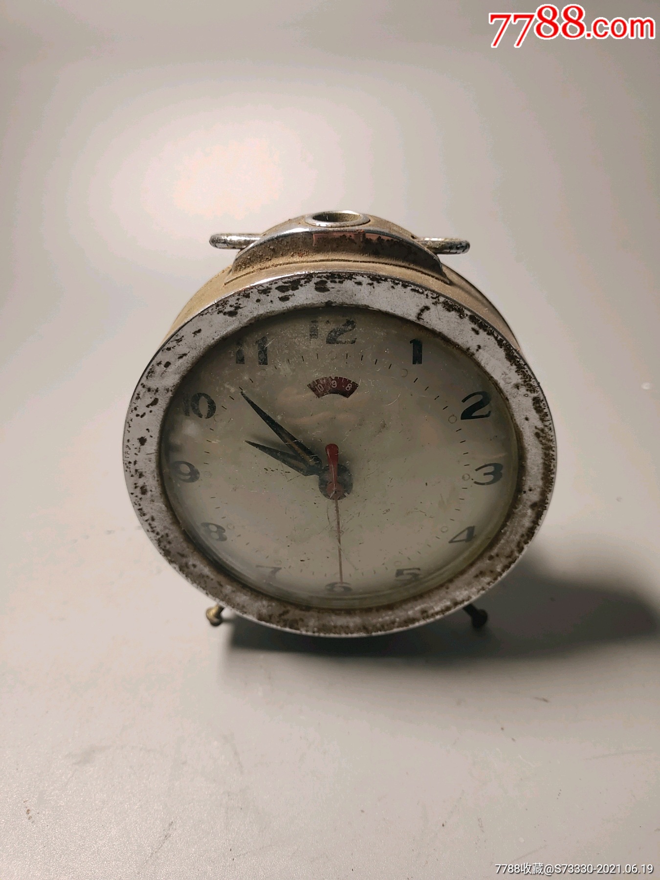 八十年代左右,配件钟一只_闹钟/马蹄表_第1张_7788钟表收藏
