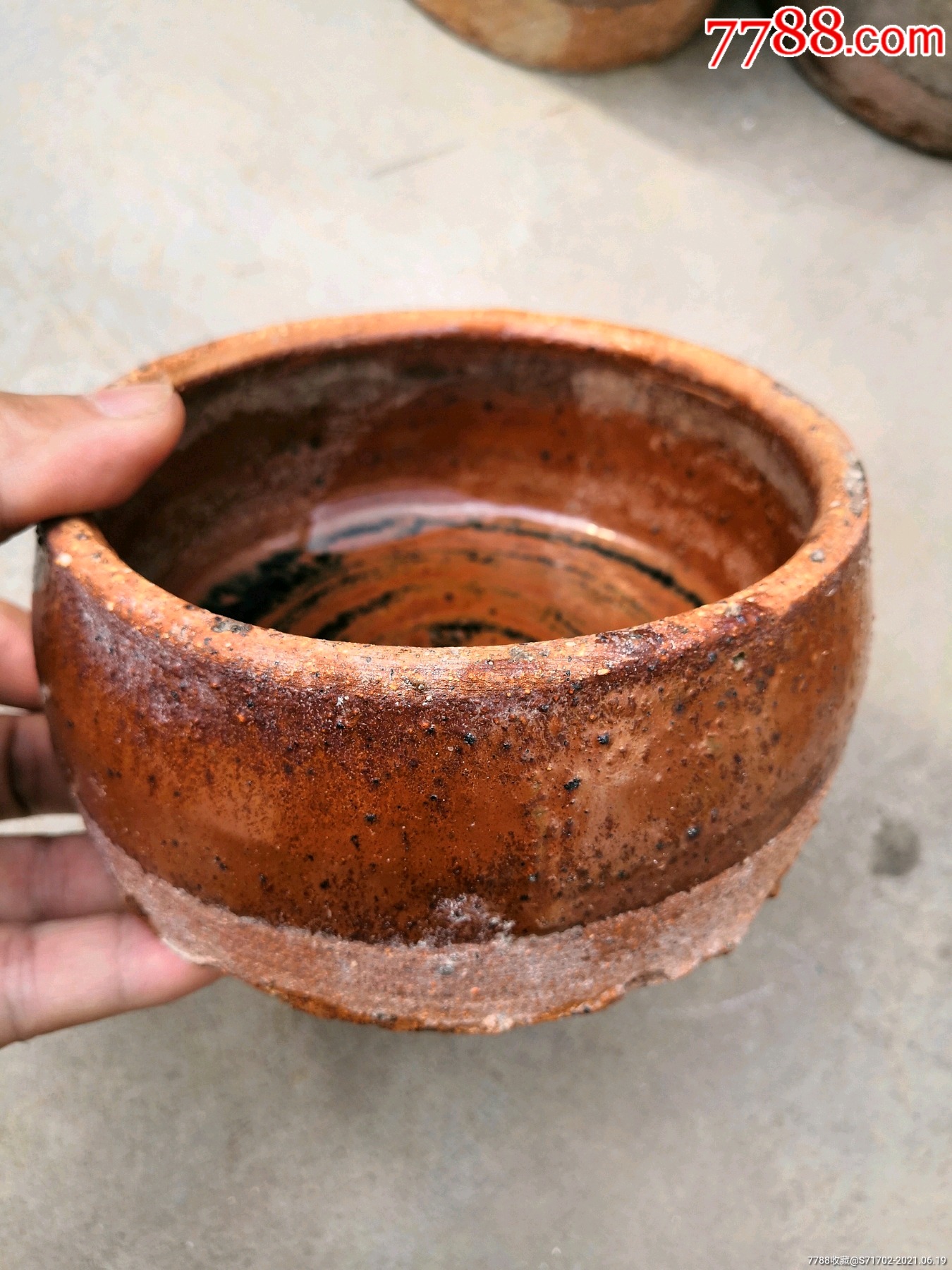 黄釉敞口钵_酱釉瓷/紫金釉_中原博雅斋【7788收藏__收藏热线】