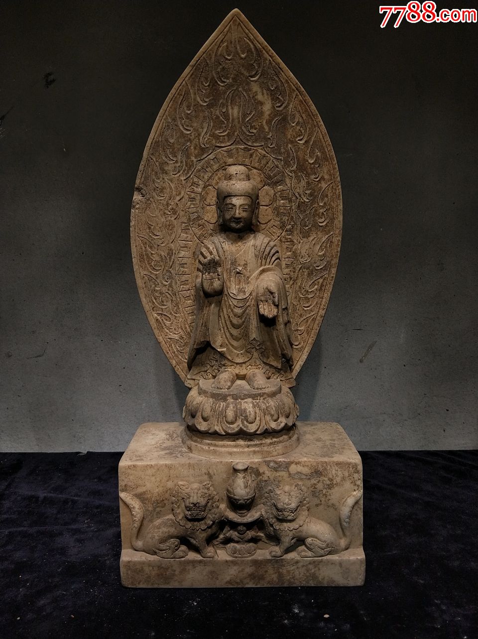 精美汉白玉佛像