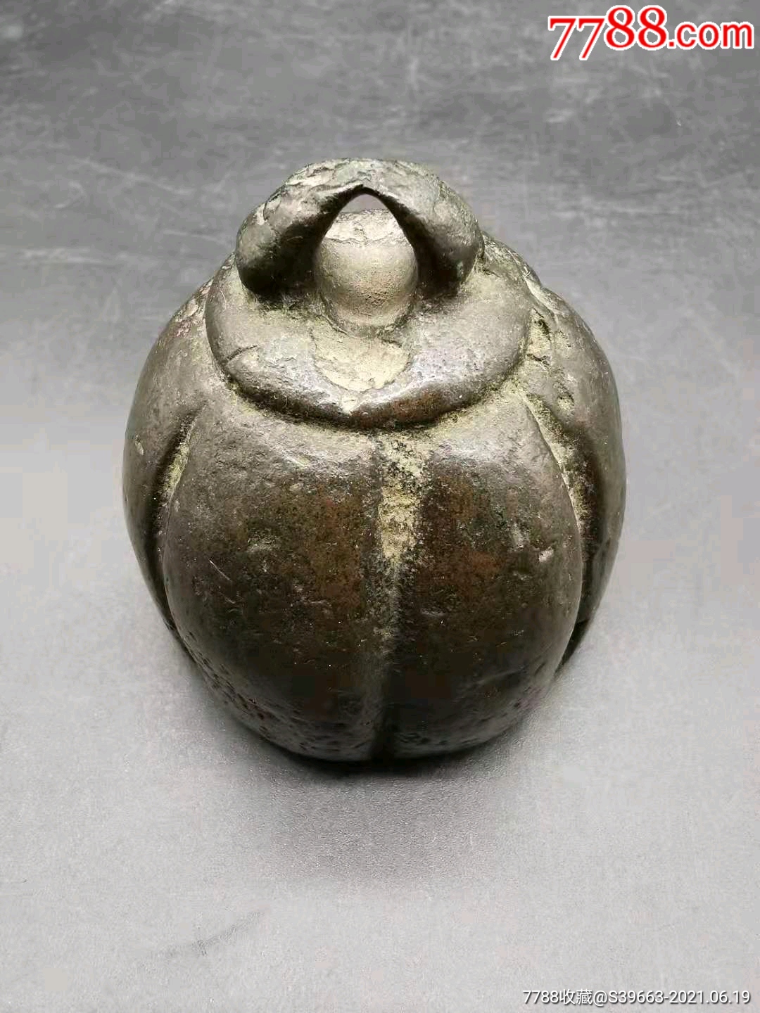 明代瓜棱铜权