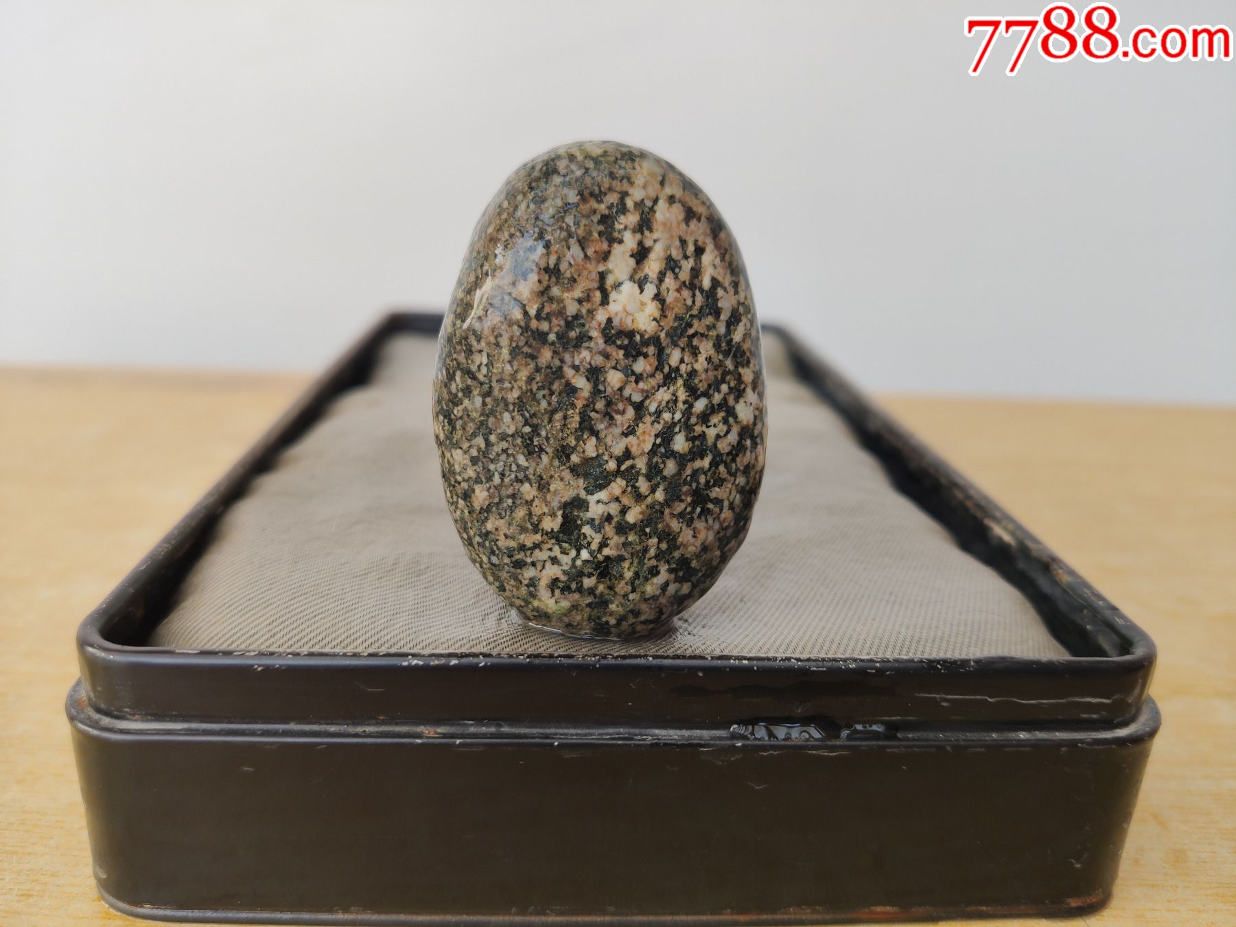 新进洛阳雪花石原石2278手把件花色好石型好