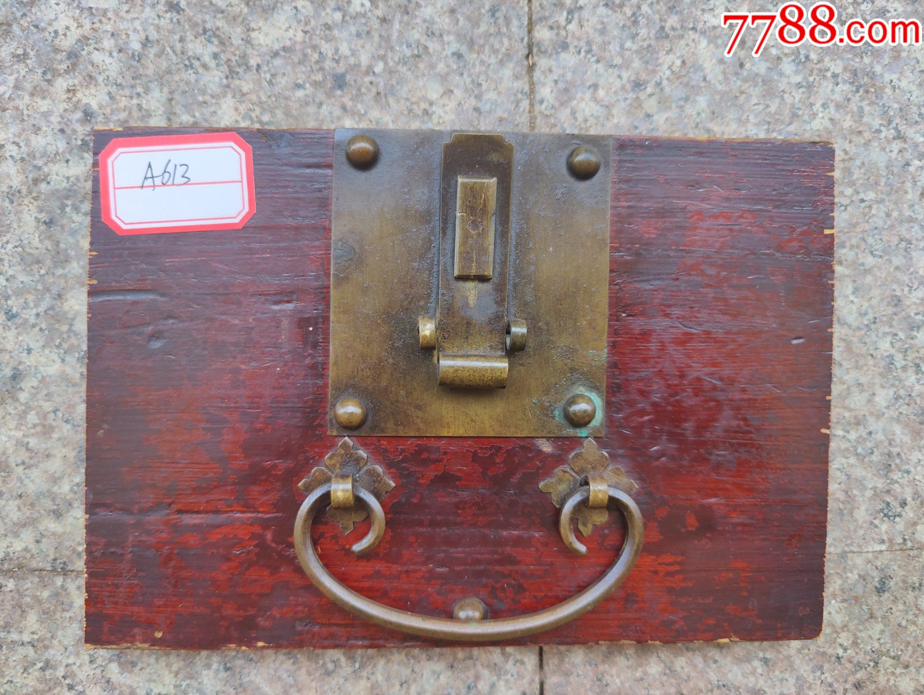 简单大气清三代柜子抽屉板铜活拉手配件可以配铜锁