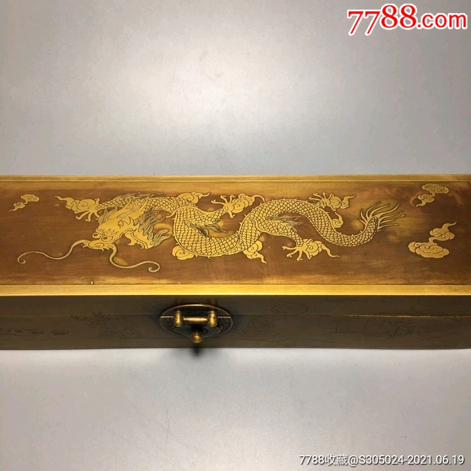 铜器首饰盒龙首饰盒