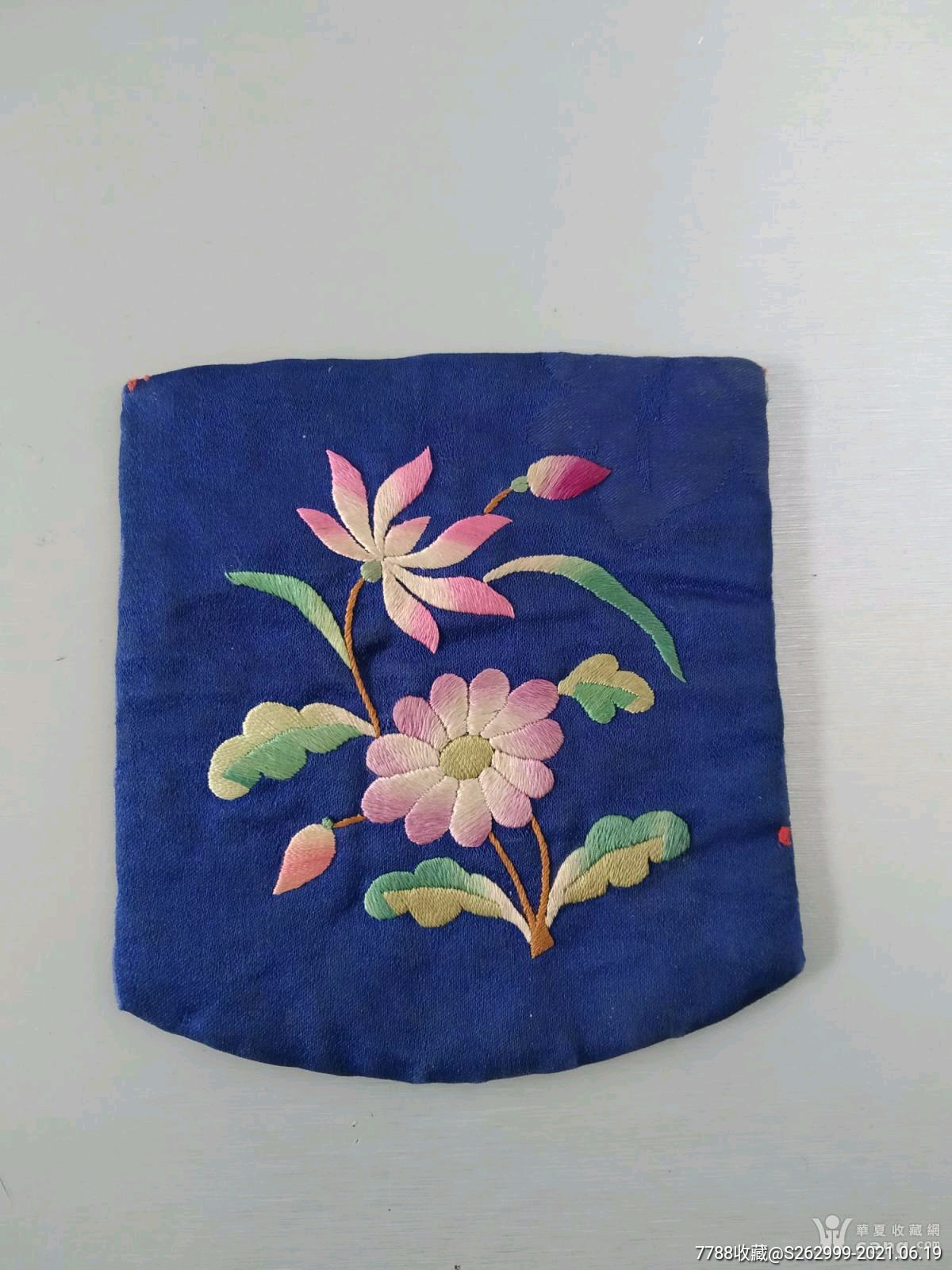 老绣品荷包,老刺绣钱包