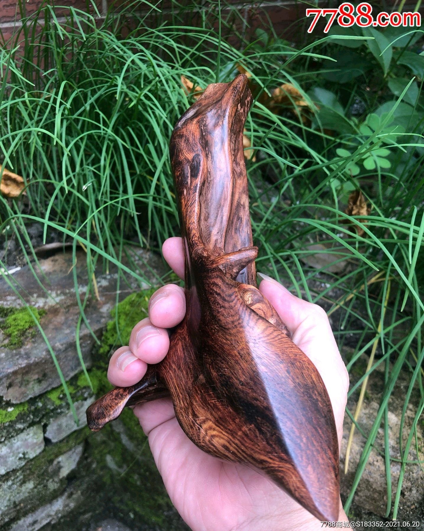 海南黄花梨手把件