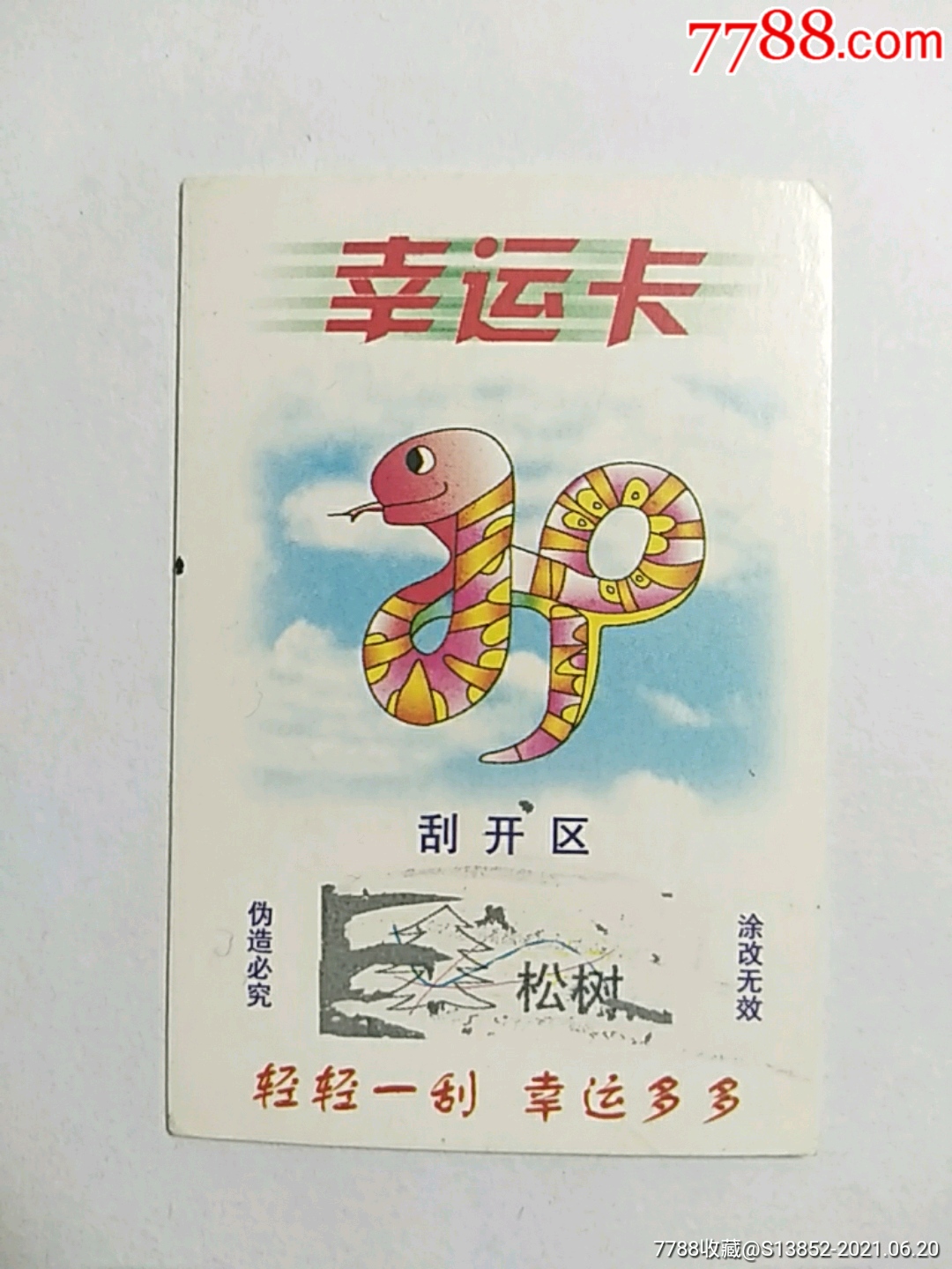 幸运卡松树