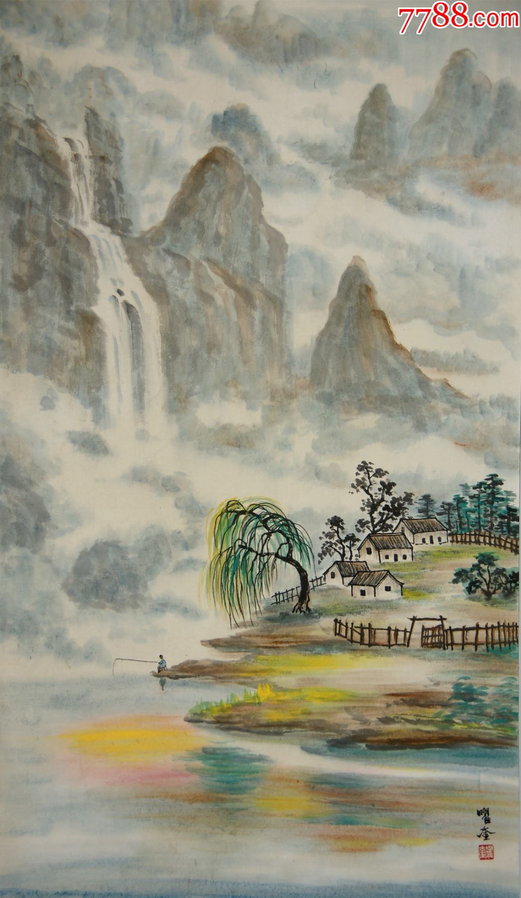 【朱曜奎】江苏省苏州人当代著名艺术家,杰出美术教育家山水_山水国画