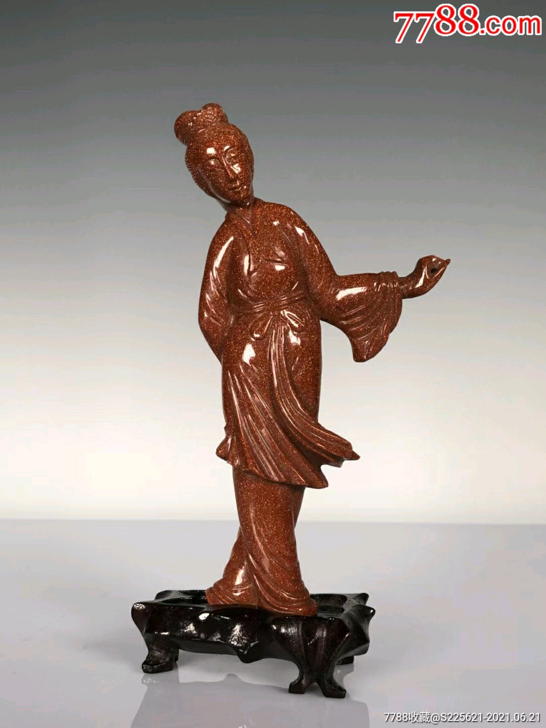 创汇时期金星石雕仕女像