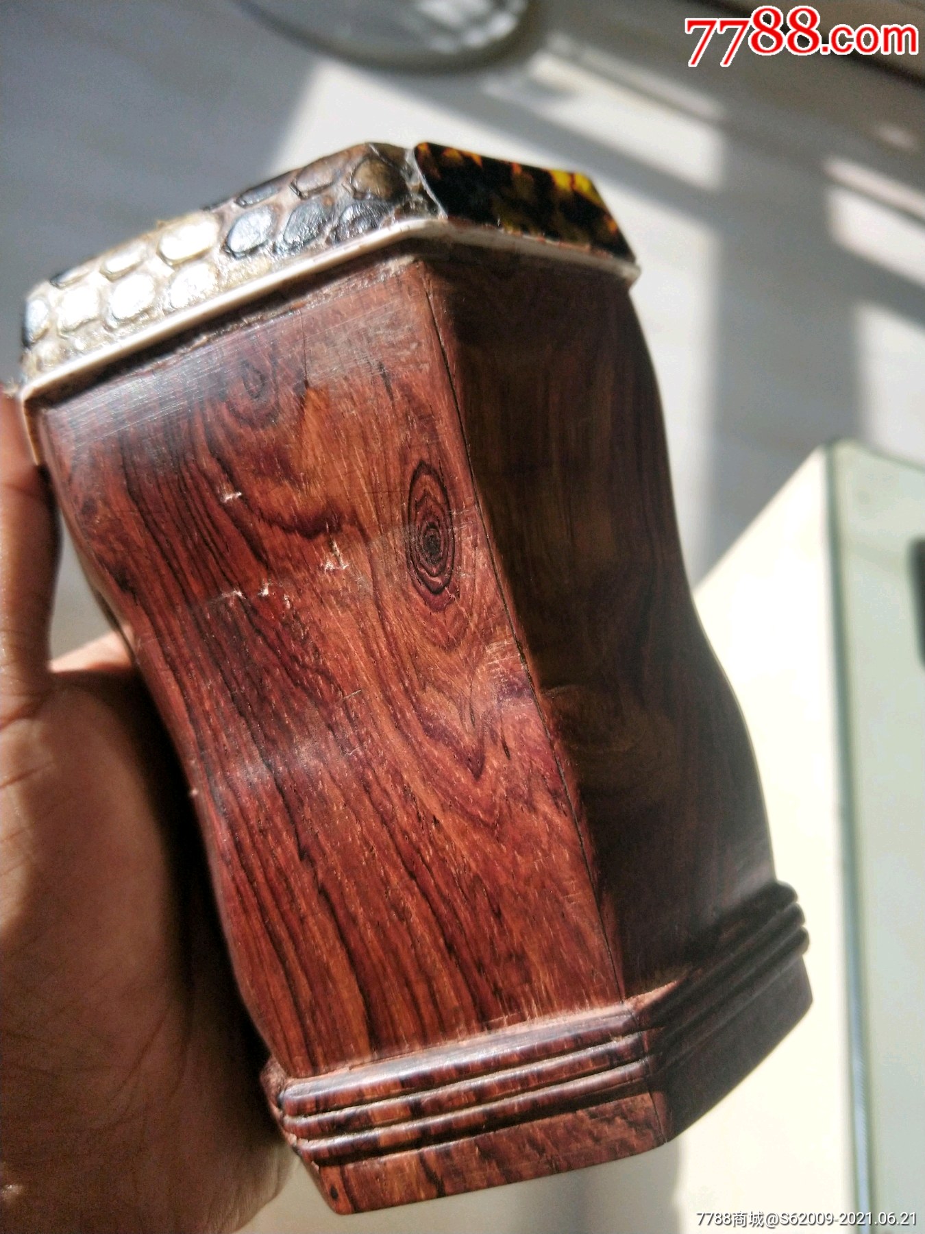 民国好品黄花梨木二胡琴筒