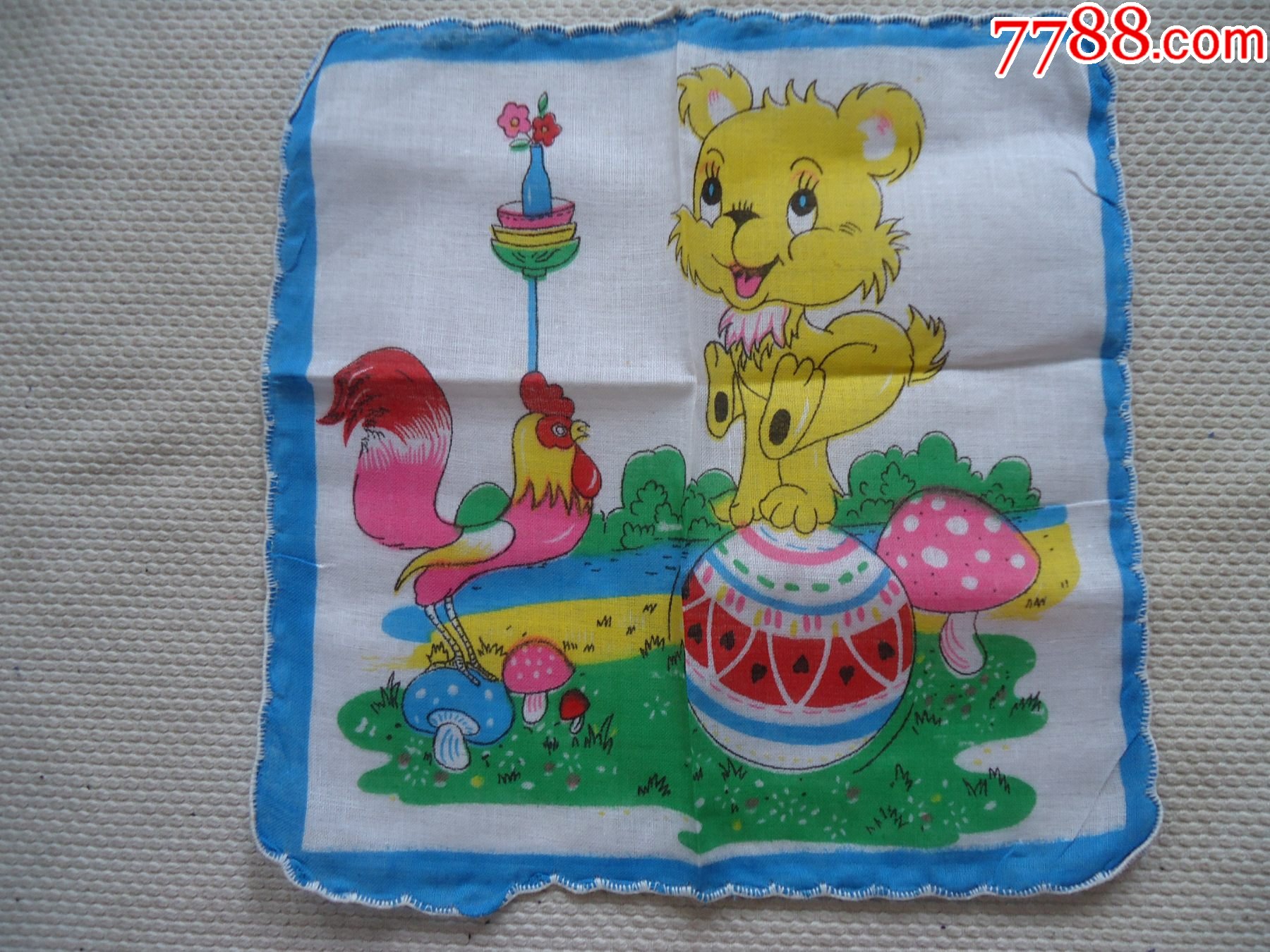 动物手帕(全新未使用)-价格:10元-se80967793-手帕/手绢-零售-7788