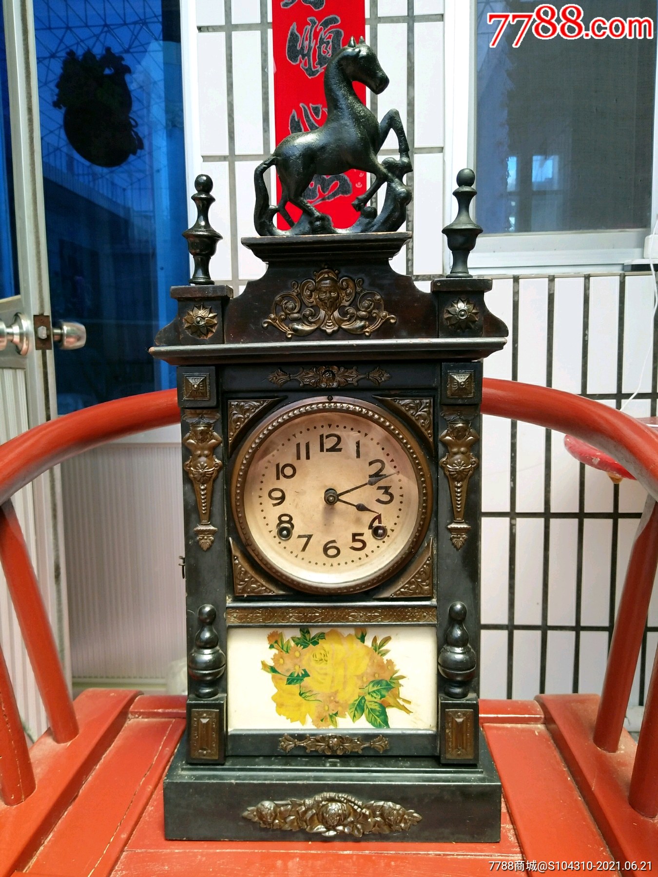 民国进口爱知牌老座钟