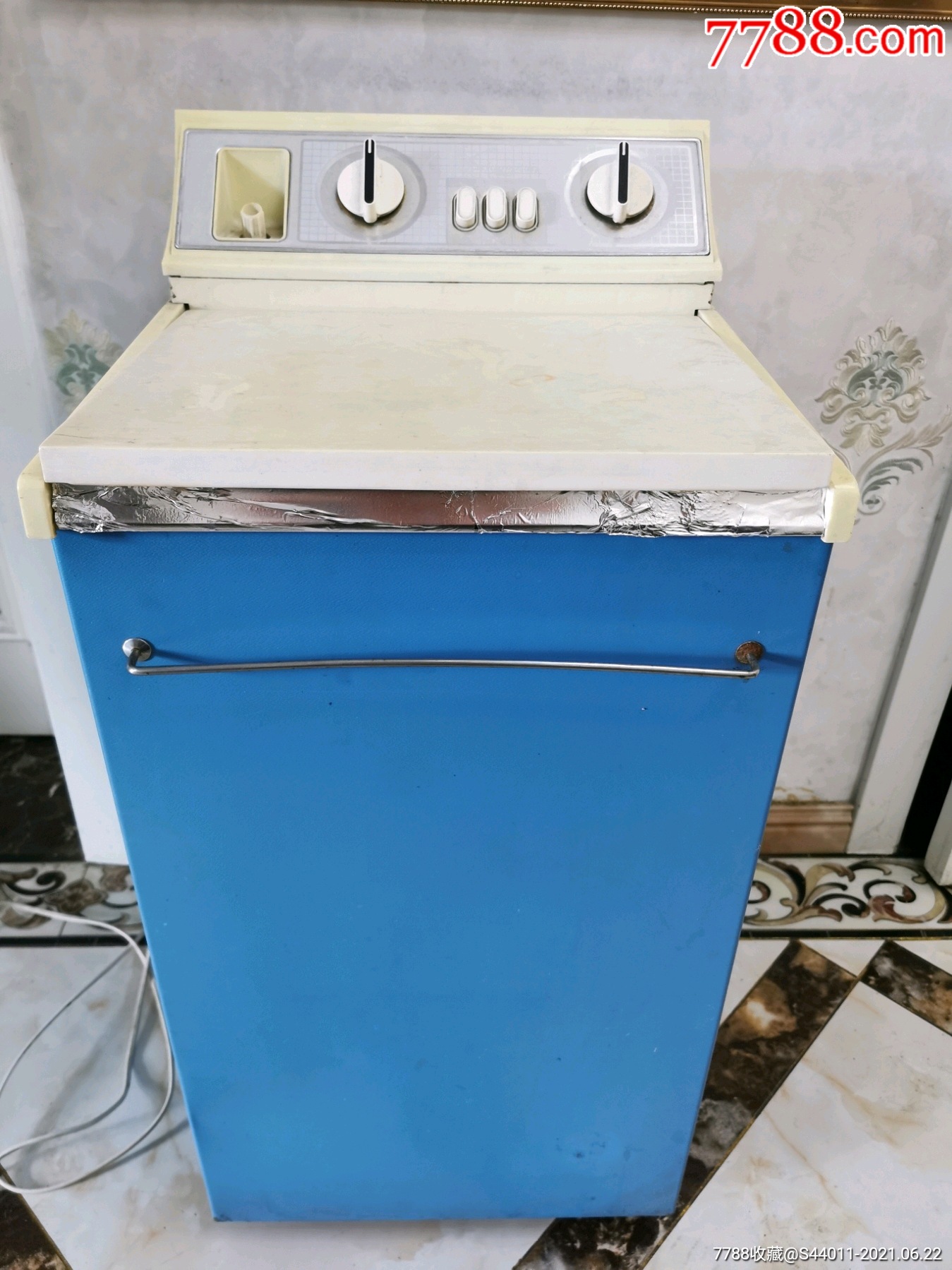 八十年代航海牌单缸洗衣机,铁壳铝胆