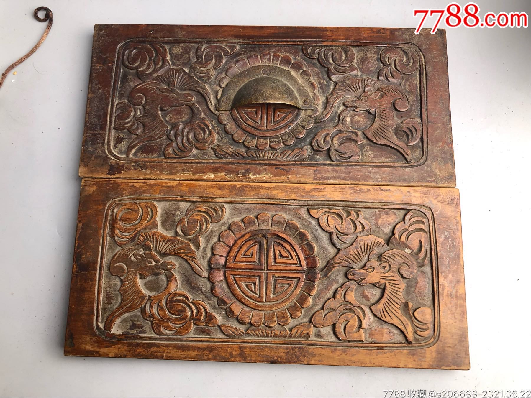 老家具抽屉板二块