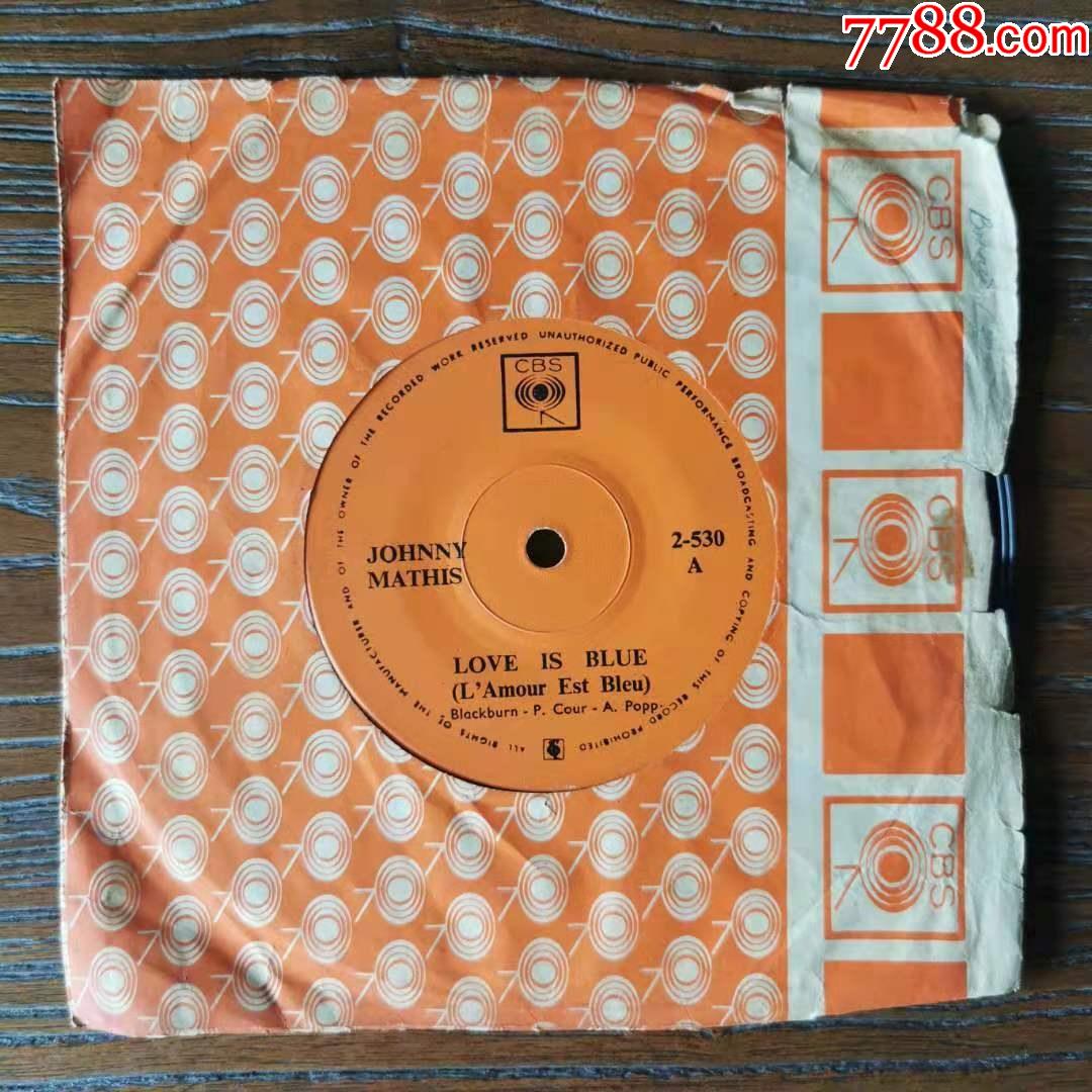 loveisblue7寸黑胶唱片lp