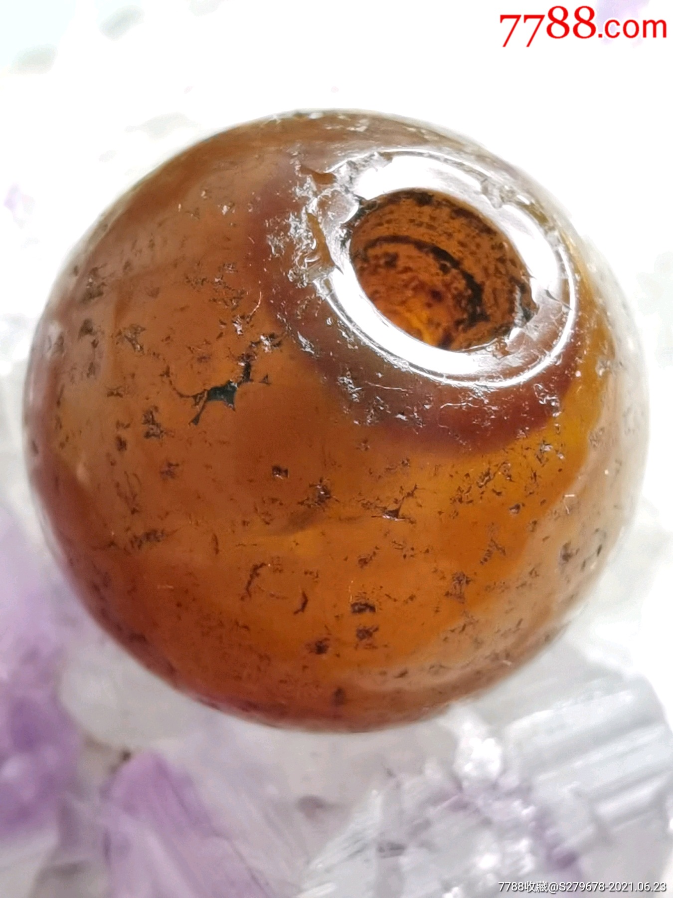 千年玛瑙唐珠包浆油润