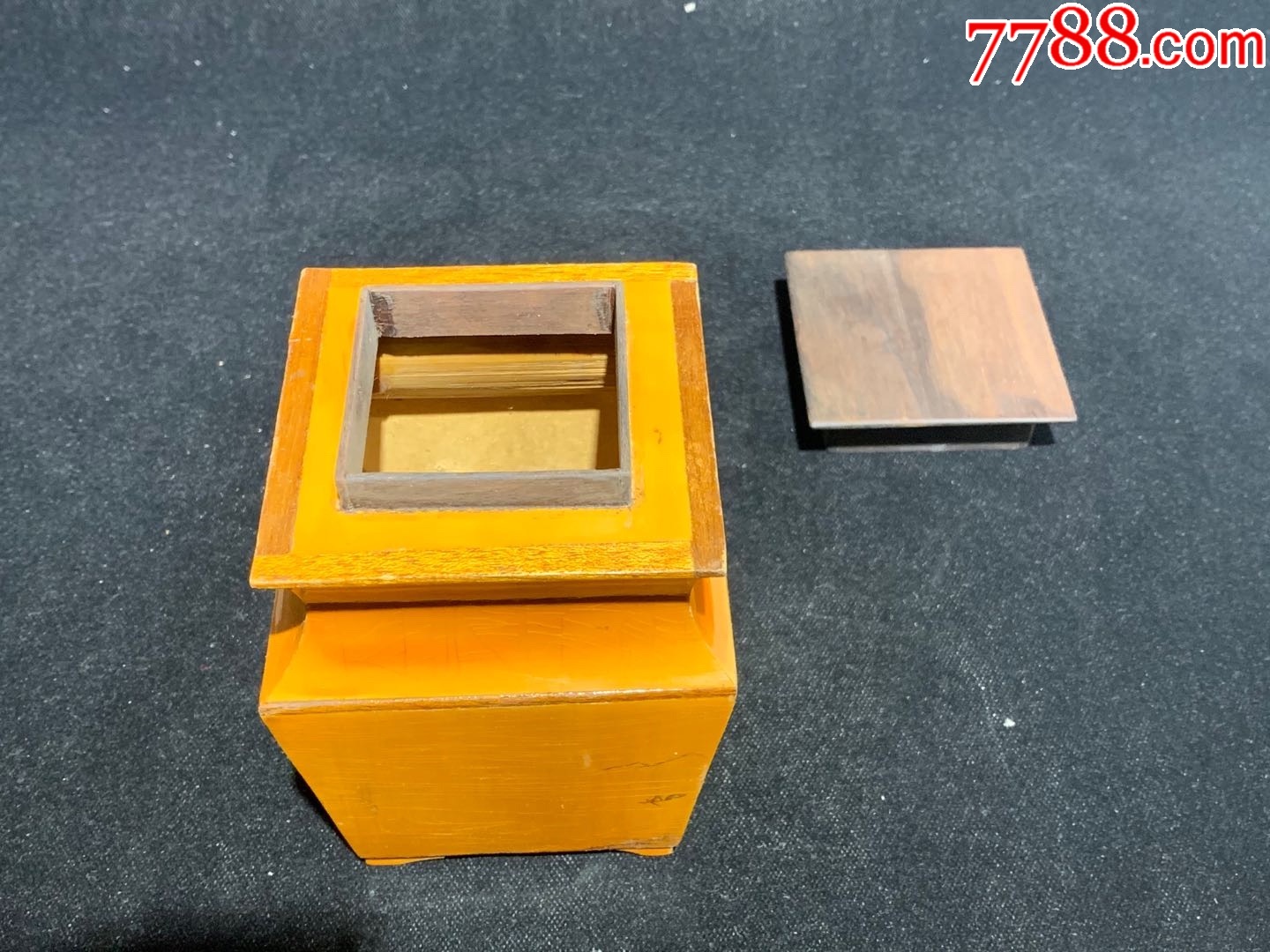 罐雕塑摆件/文革567老厂货收藏/a448_茶叶罐/盒_第6张_7788漆器收藏