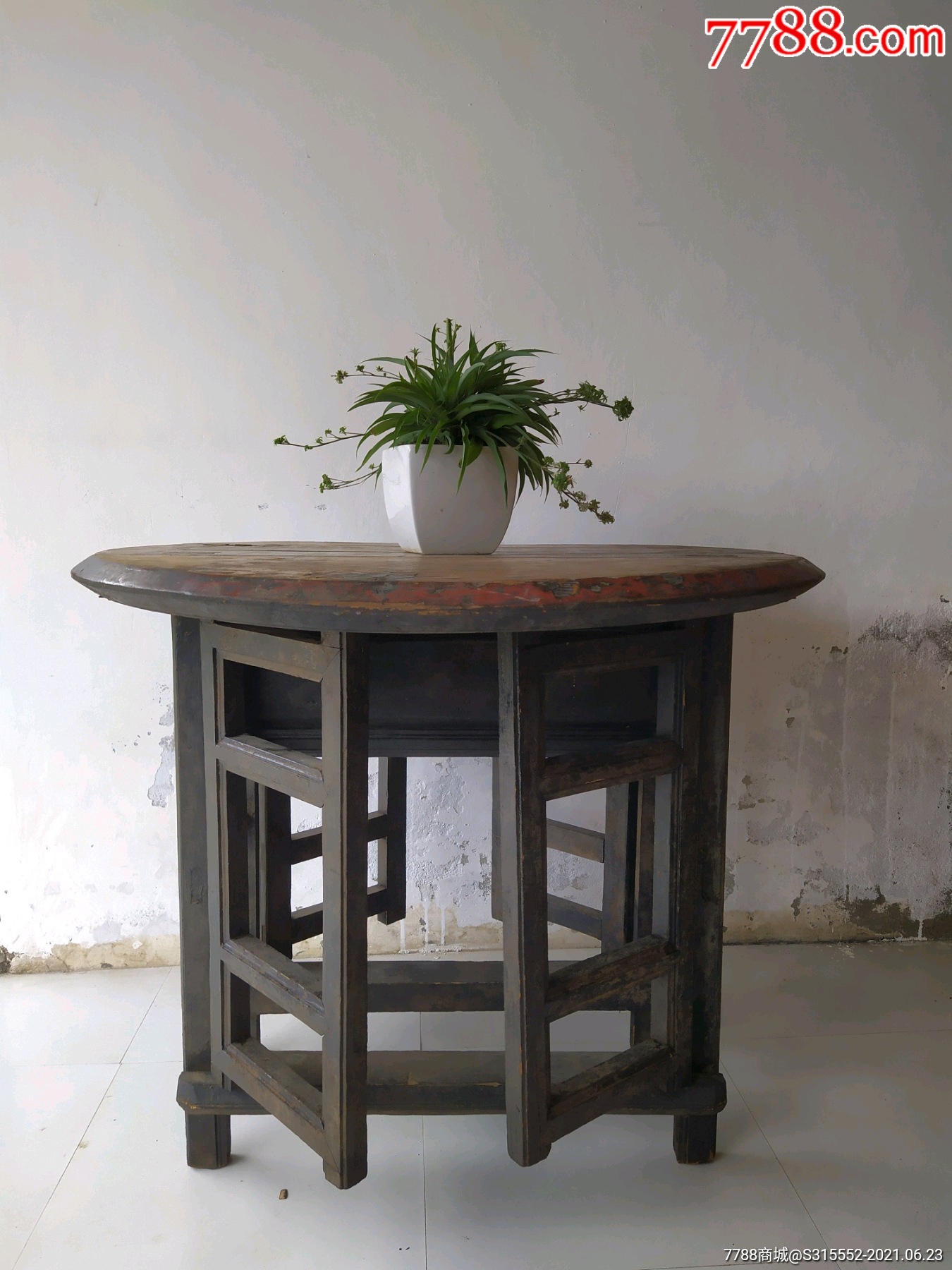 云南大理丽江地区白族纳西族折叠蝴蝶桌