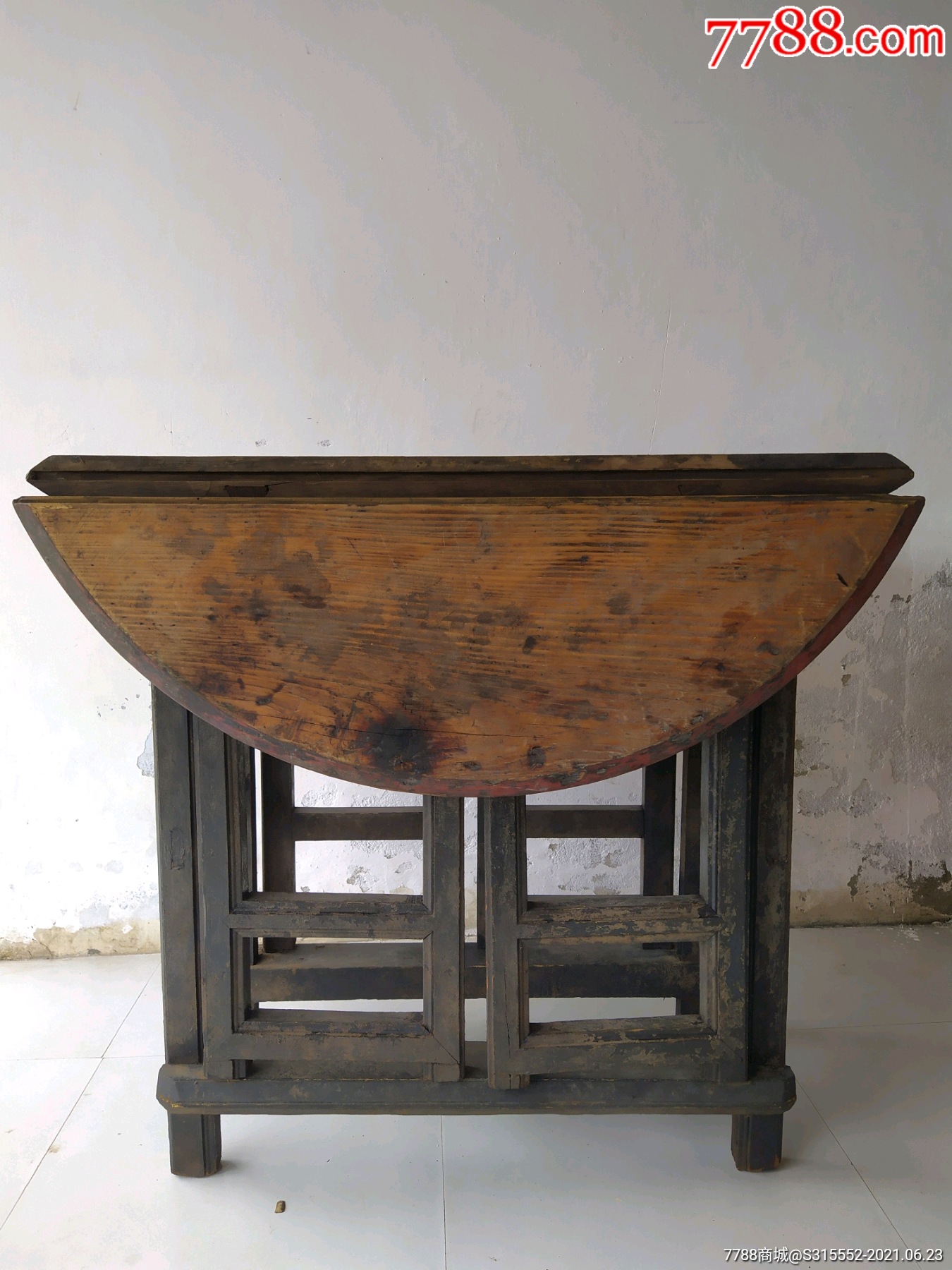 云南大理丽江地区白族纳西族折叠蝴蝶桌