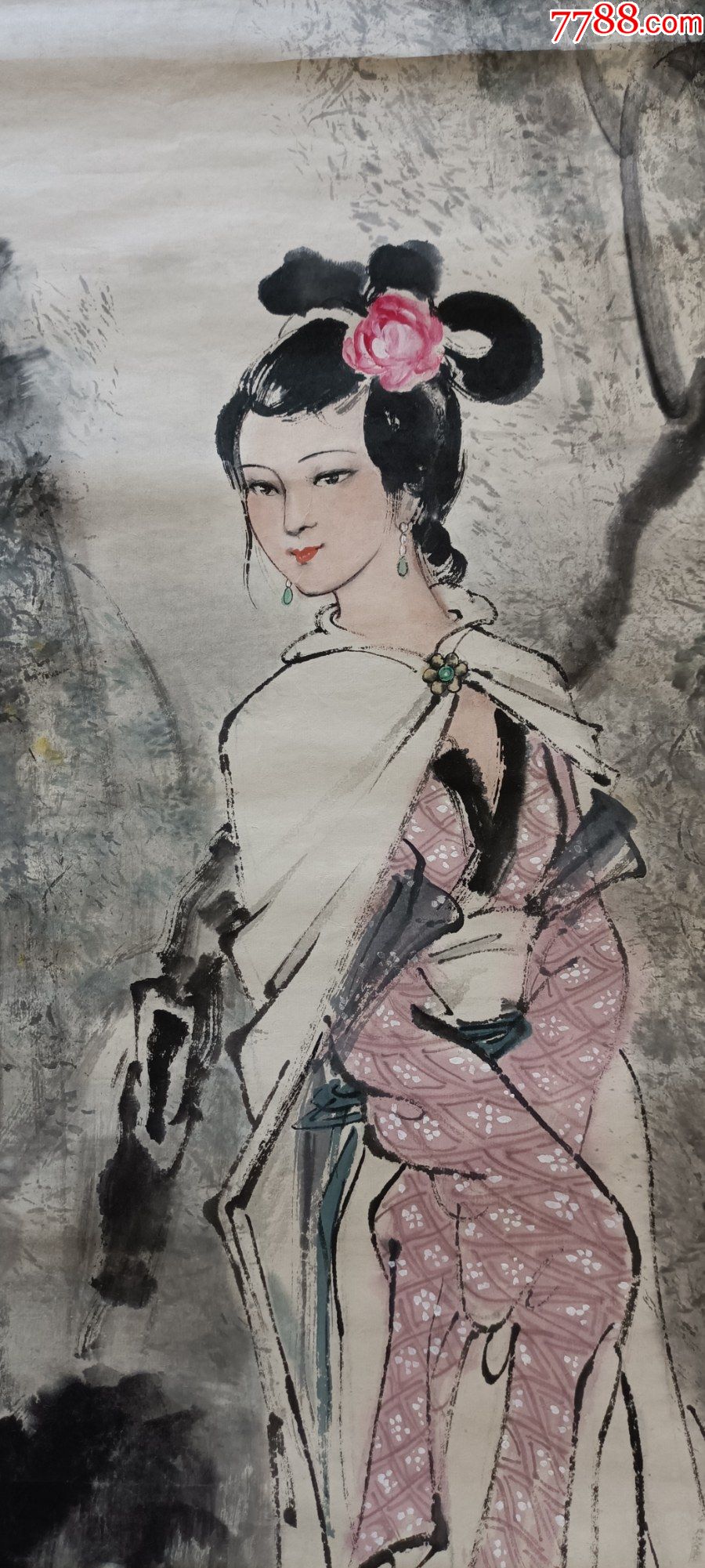 理事实力派人物画家之一赵定之人约黄昏后人物画