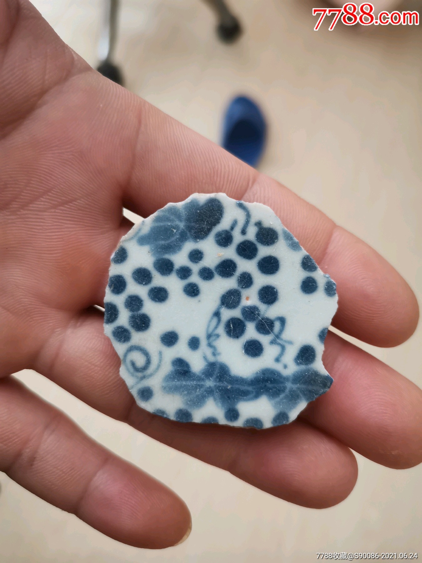 明代玉壁底葡萄酒杯标本