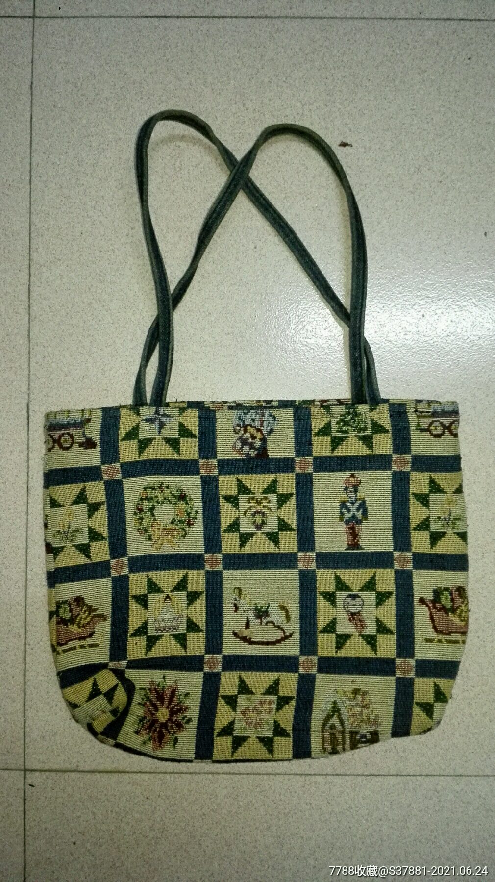 八十年代初期女式单肩手提两用包