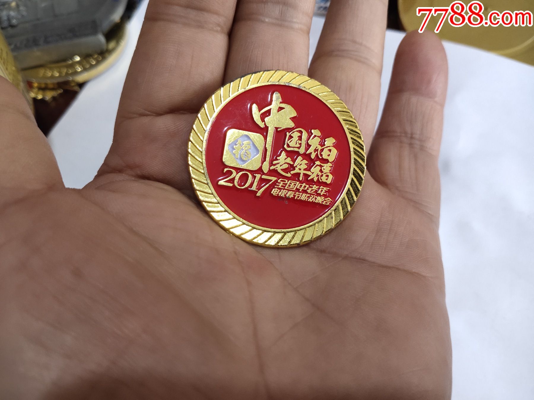 2017全国中老年电视春节联欢晚会纪念章