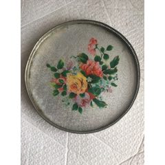 中国清時代　釉裏紅　鉢　口径11.8㎝　東Y7-0623⭐︎2F 清代嵌铜嵌螺钿美工老红木大茶盘-茶盘/茶案-7788旧书网