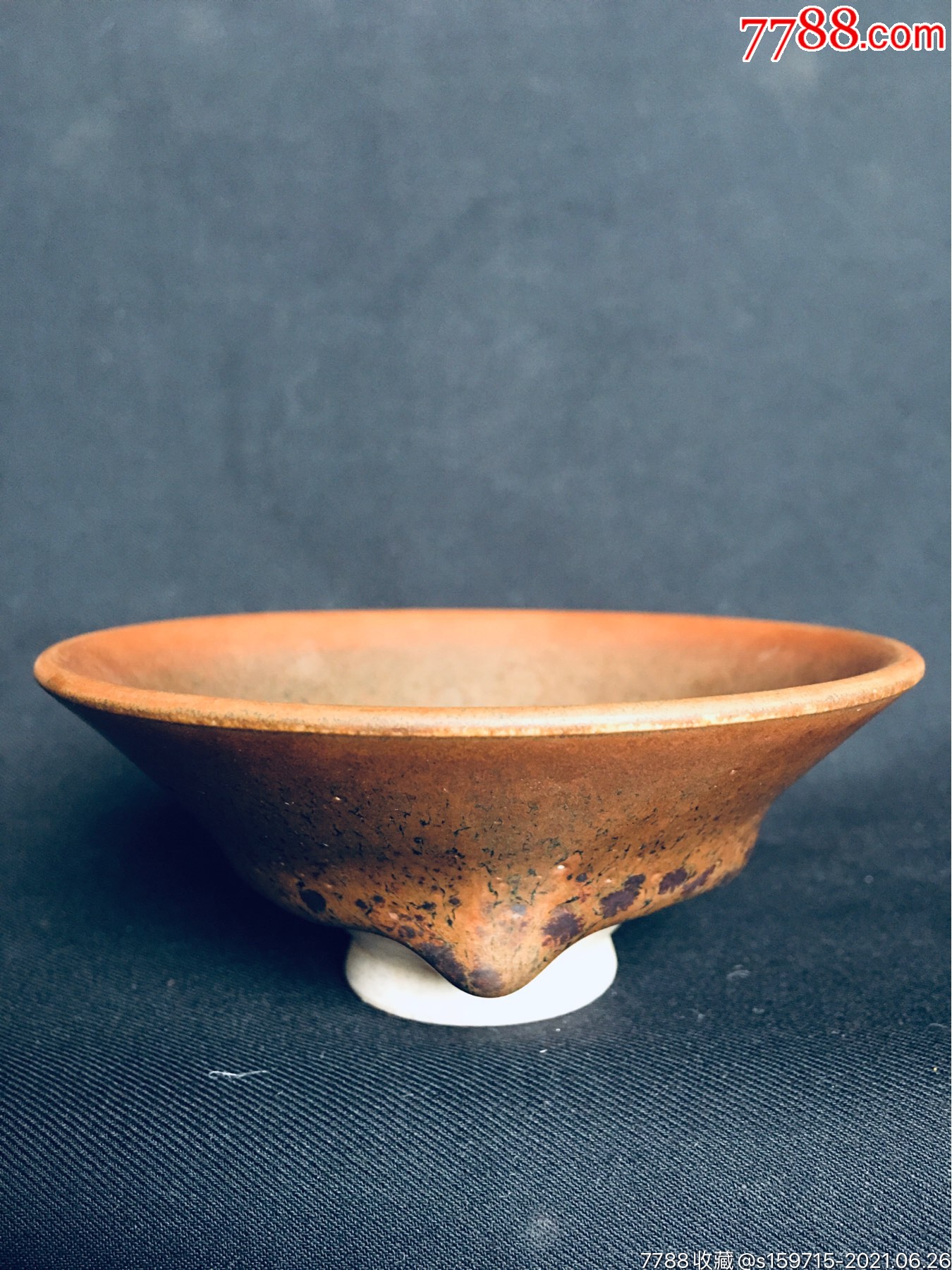 宋元时期酱釉斗笠盏