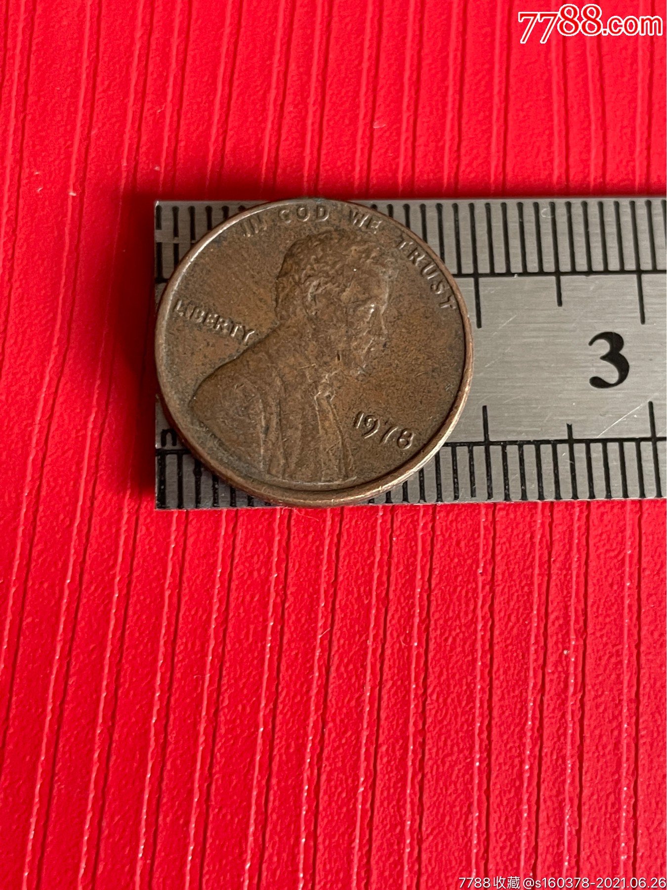 1978年美国1美分硬币外国硬币美国硬币林肯