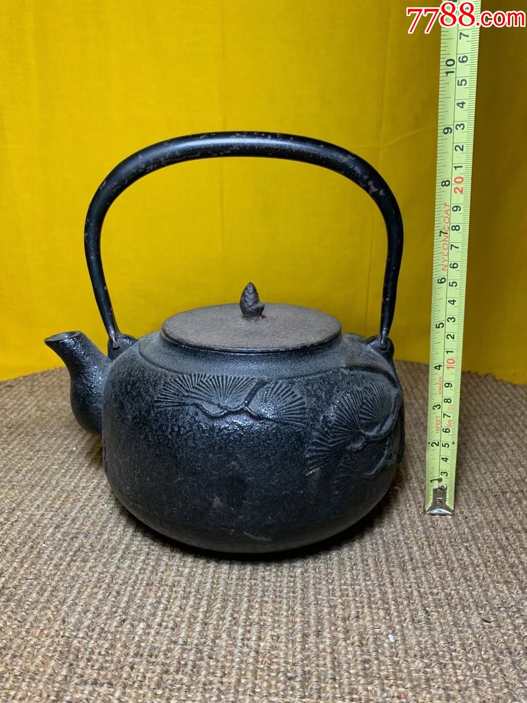 日本梅松鹤吉祥纹南部老铁壶,约2升_价格2099元_第1张_7788收藏__收藏