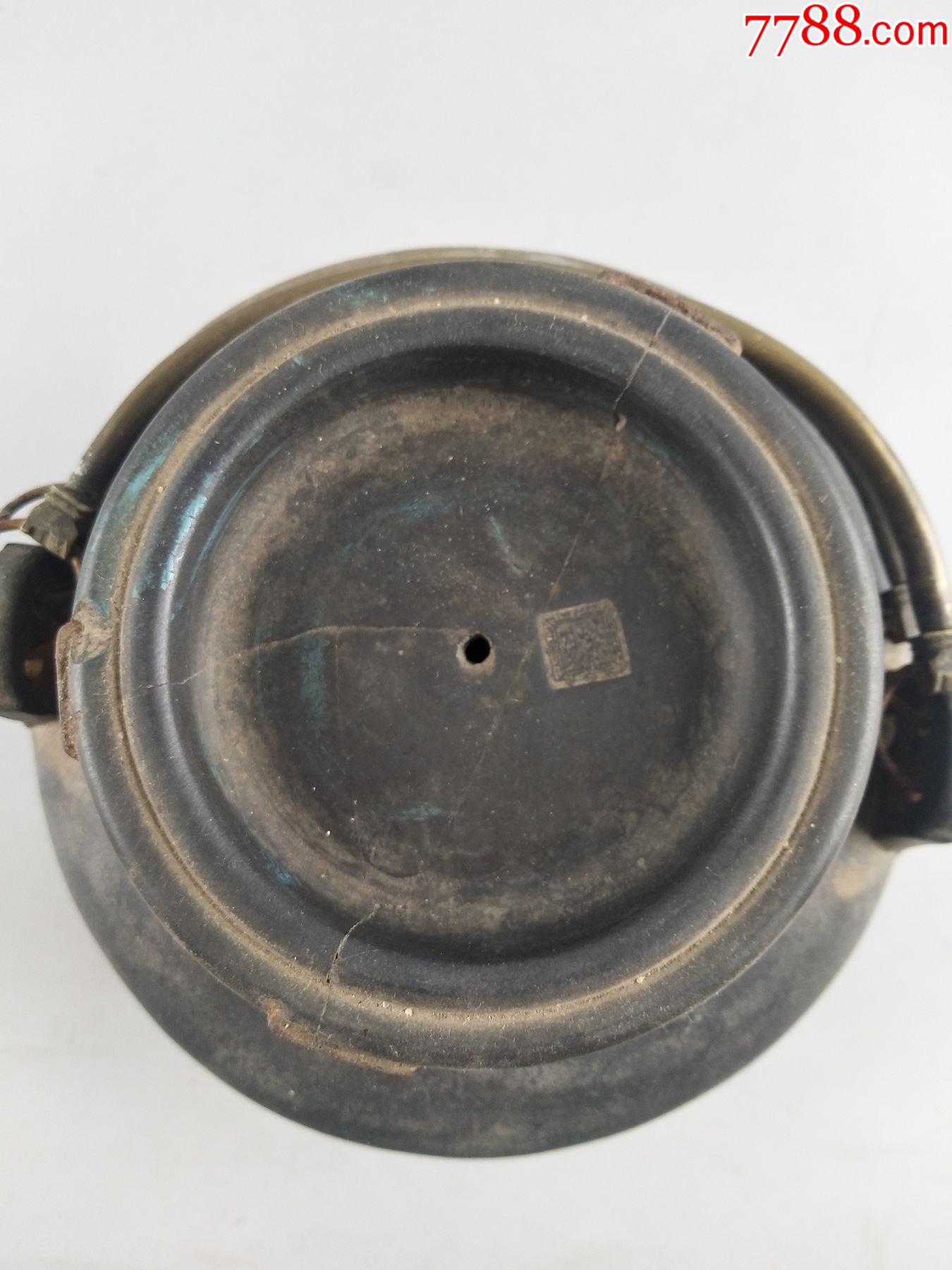 底款营口福康直筒紫砂壶