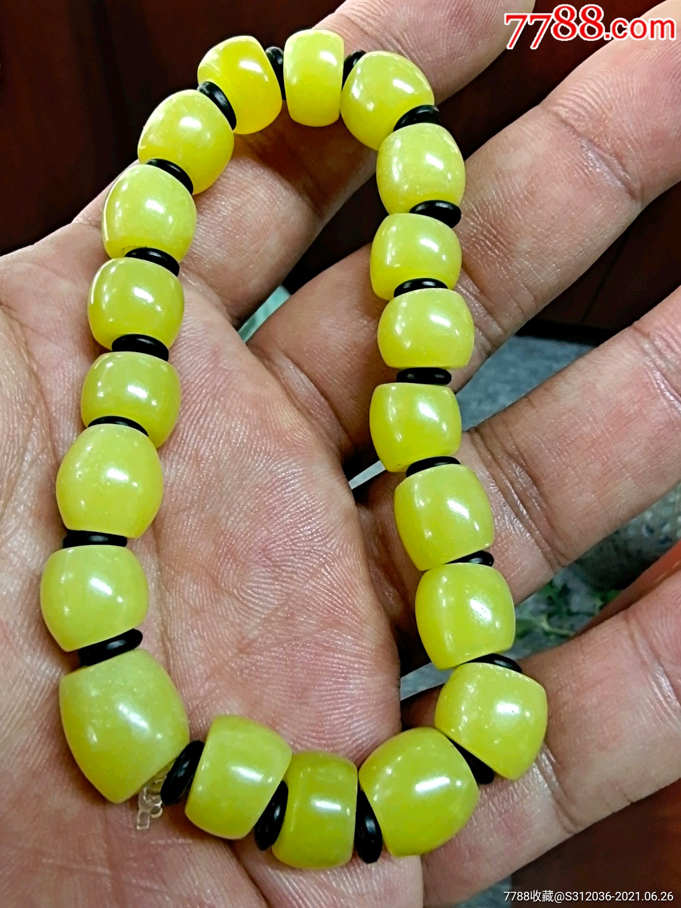 红山黄玉手串_岫岩玉_图片收藏_回收价格_7788音像