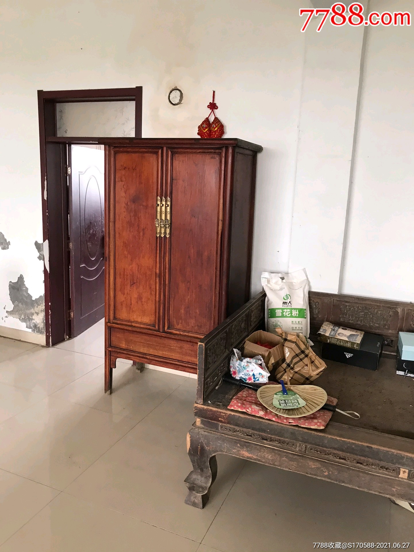 老书柜楸木清代品好质优包浆厚重完美自然