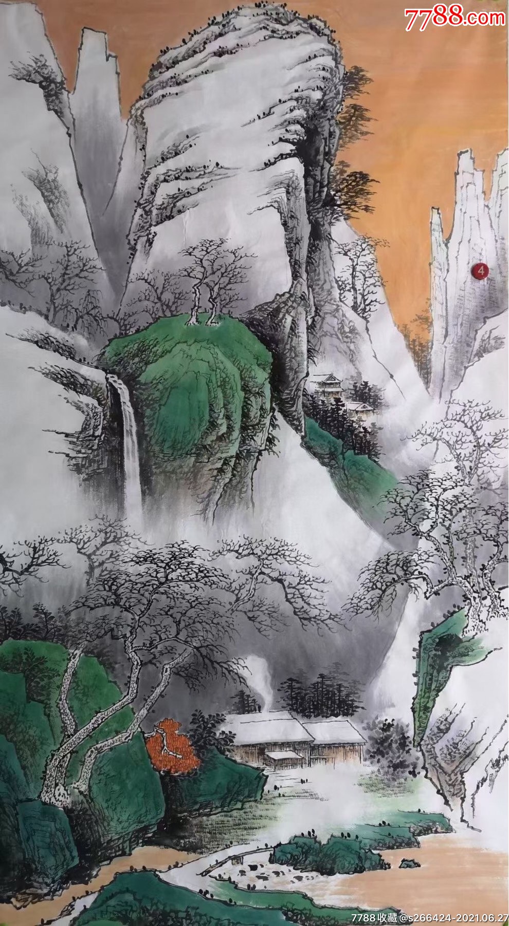 周欲国_山水国画原作_怡千堂【7788收藏__收藏热线】