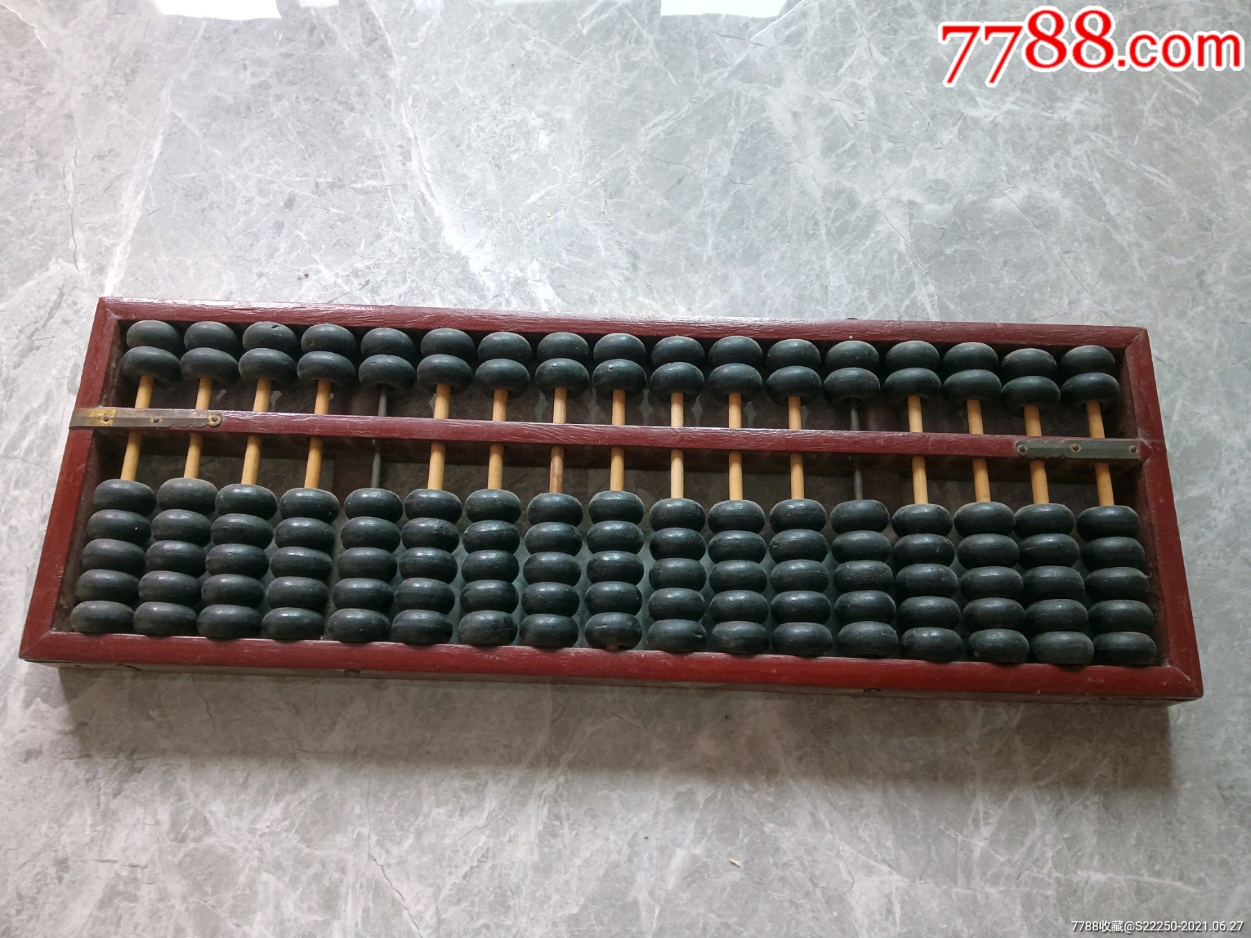 早期特制人造牛角珠包铜算盘_价格120元_第1张_7788收藏__收藏热线
