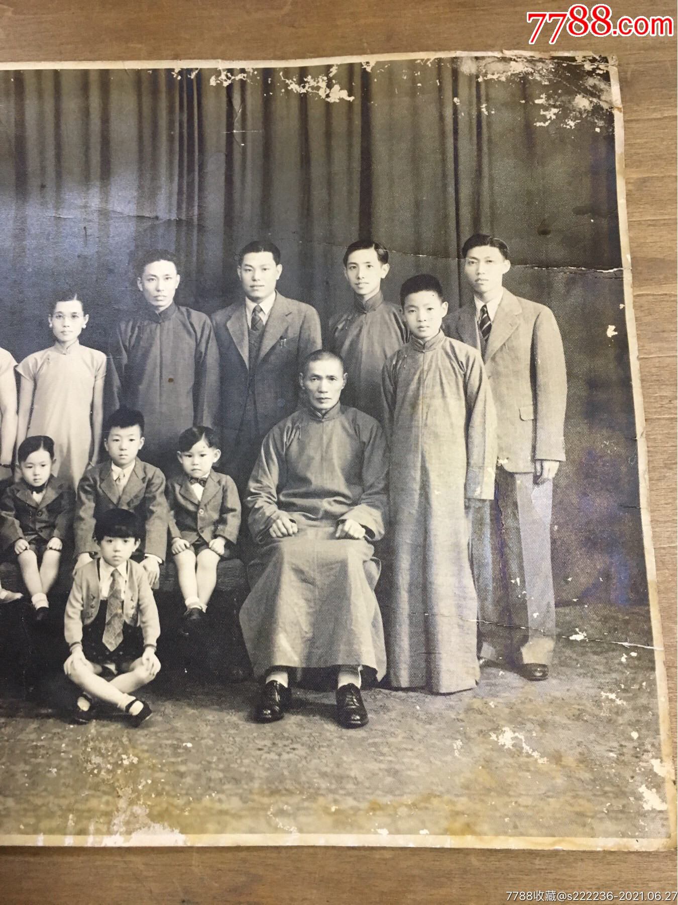 民国家庭合影大照片