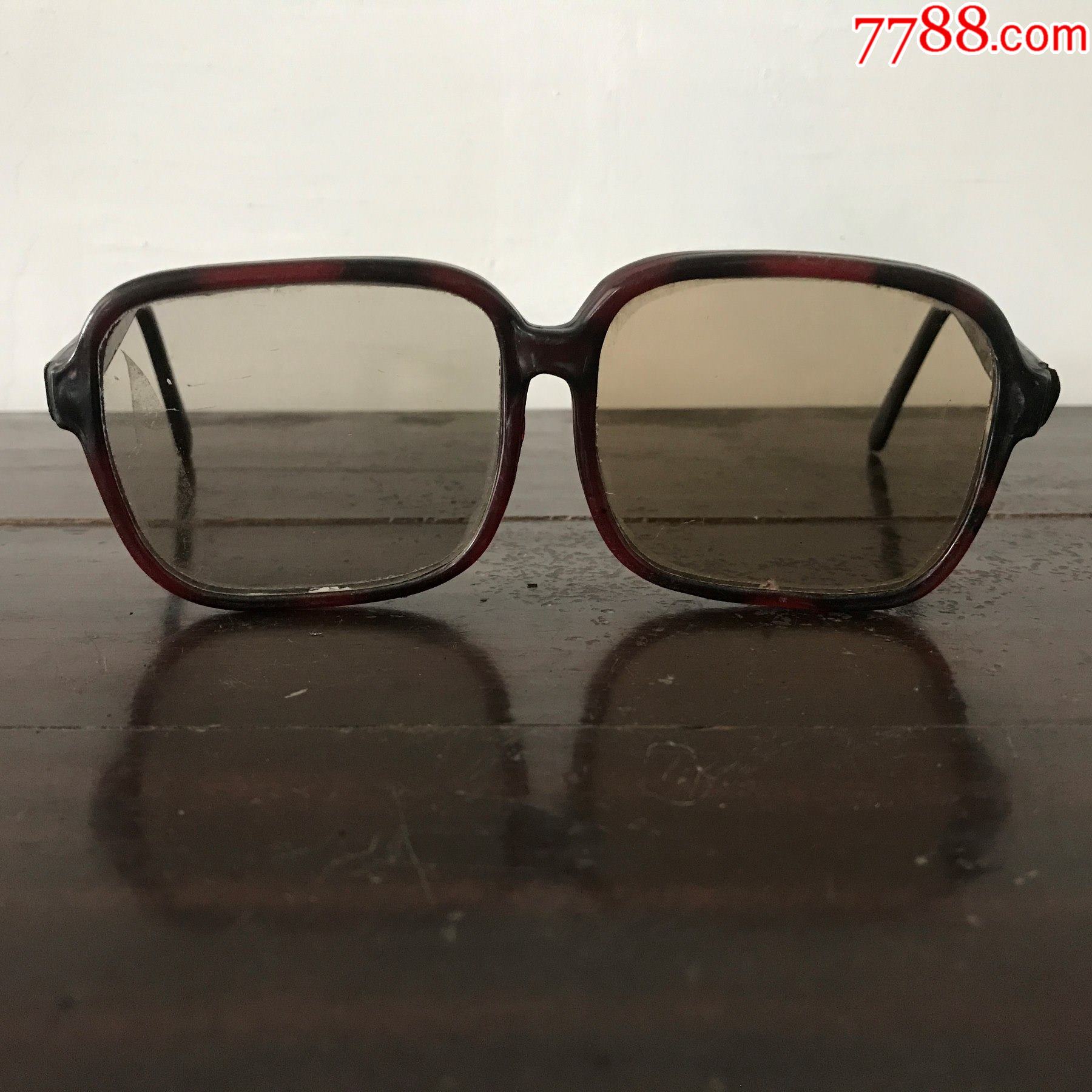 八十年代石头镜水晶眼镜石头墨镜