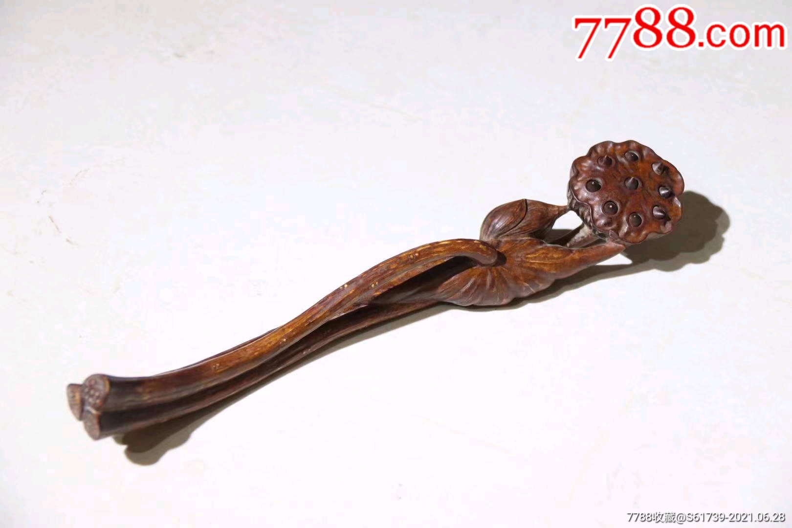 清代黄杨木如意摆件_木雕摆件_二会收藏【7788收藏__收藏热线】