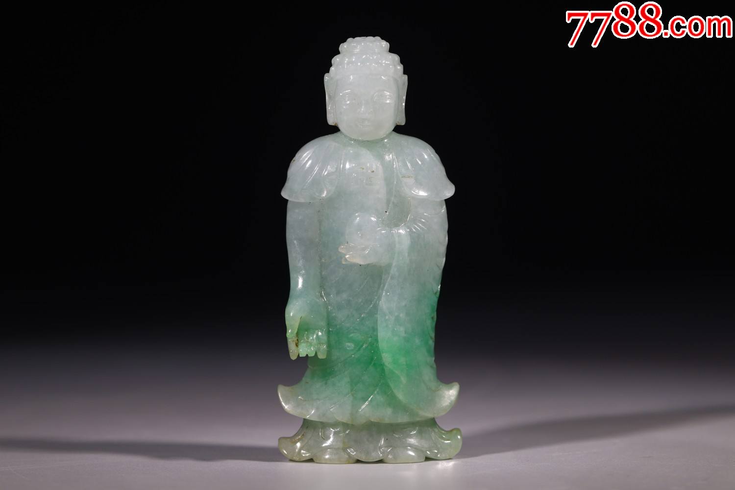 翡翠释迦牟尼立像