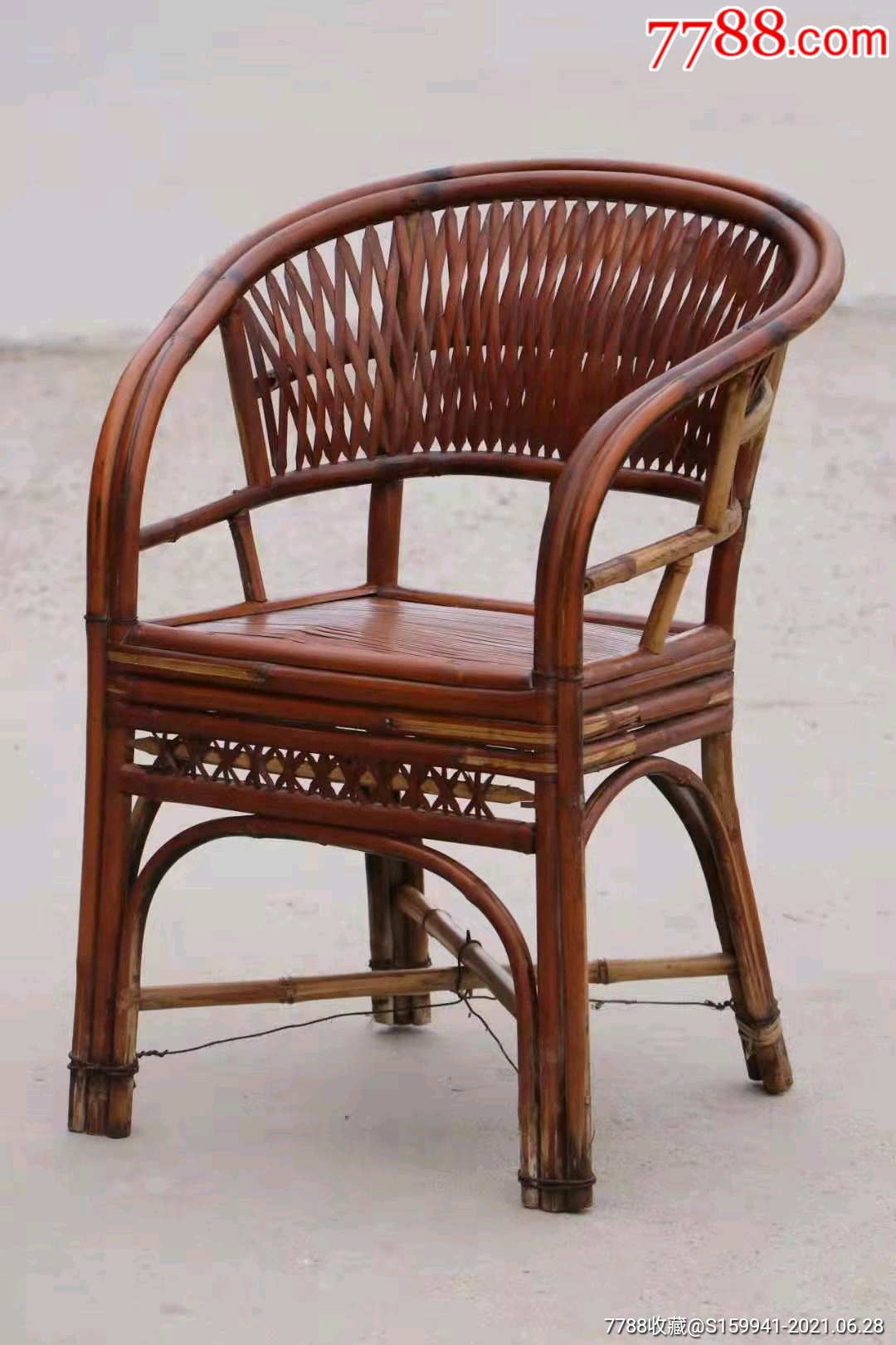 民国时期竹椅