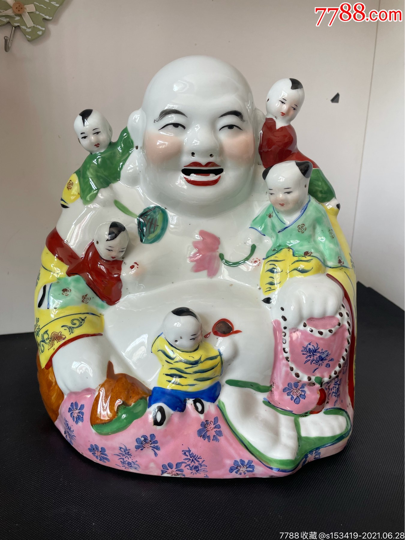 五子佛景德镇老瓷器有缘请走开脸发色漂亮诚意卖老货欢迎关注我不接