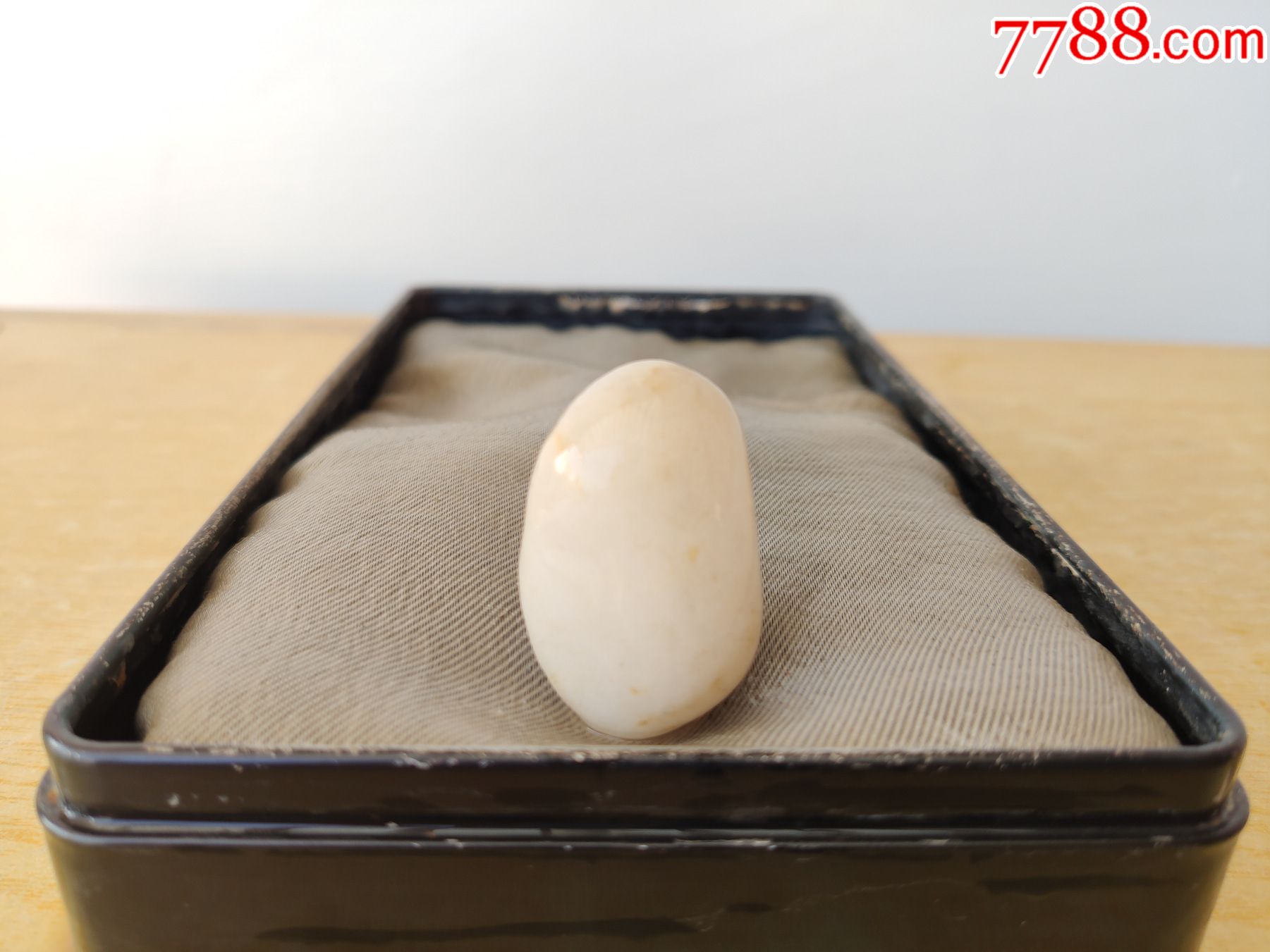 新进洛阳河洛玉原石2514手把件自然包浆石型好